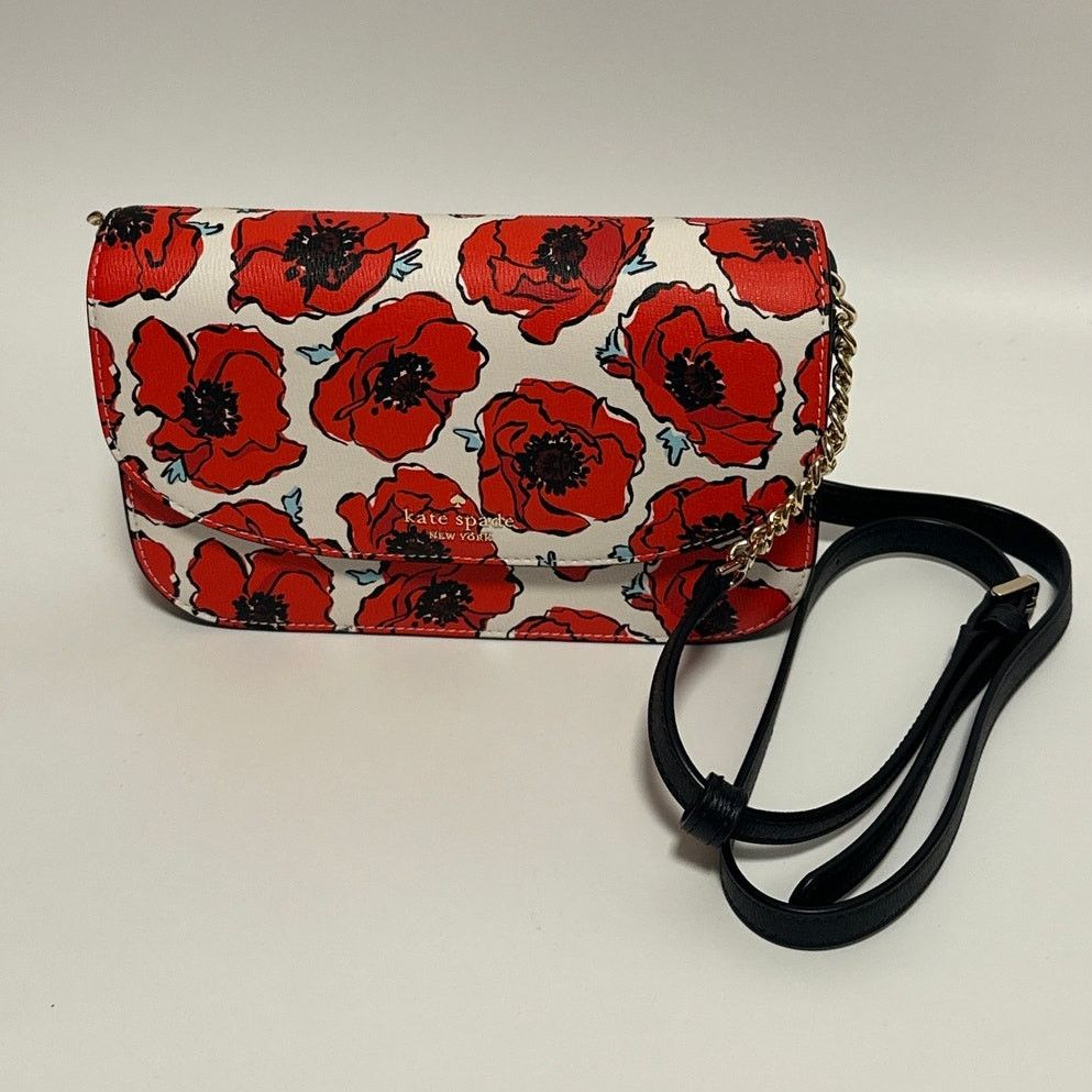 Kate Spade Kate Spade Kristi Chain Flap Floral Crossbody Bag NWOT Size ONE SIZE - 9 Thumbnail