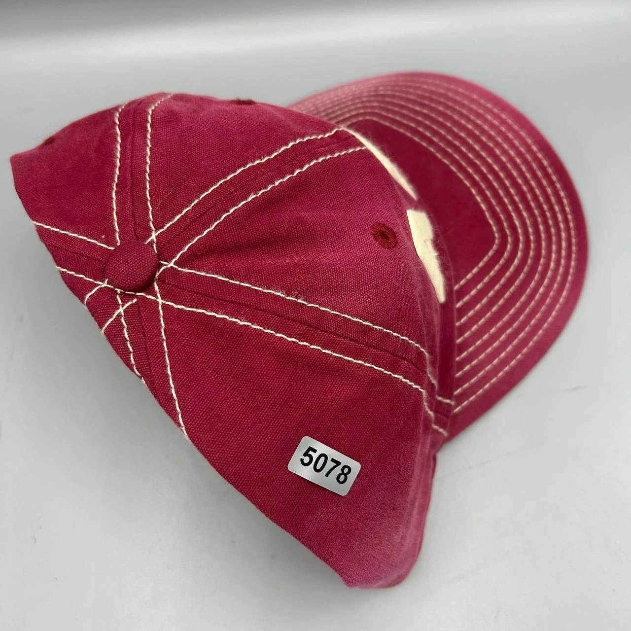 The Game Vintage Arkansas Razorbacks Hat NCAA Strap Back Cap Cotton Size ONE SIZE - 8 Thumbnail