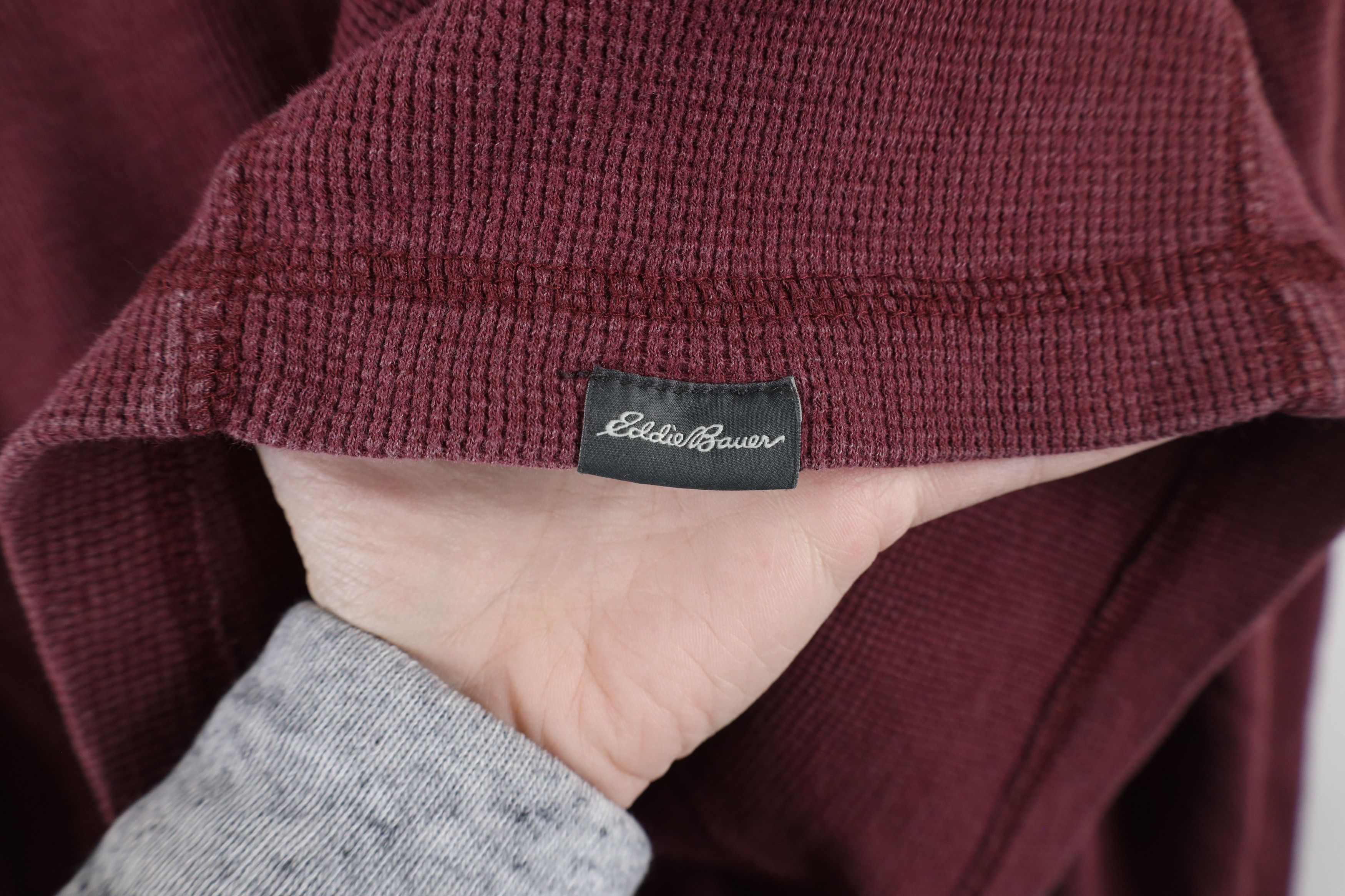 Eddie Bauer × Vintage Vintage Eddie Bauer Thermal Waffle Knit Long Sleeve T-Shirt Size US L / EU 52-54 / 3 - 8 Thumbnail