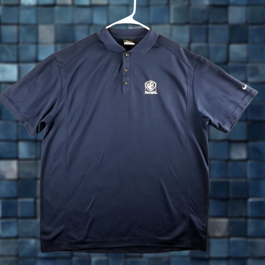 Nike Nike Golf Shirt Polo Men XXL Blue Embroidered Logo Embroidered Logo Double Sided 2XL Golf Nike Shirt Men XXL Blue Size US XXL / EU 58 / 5 - 1 Thumbnail