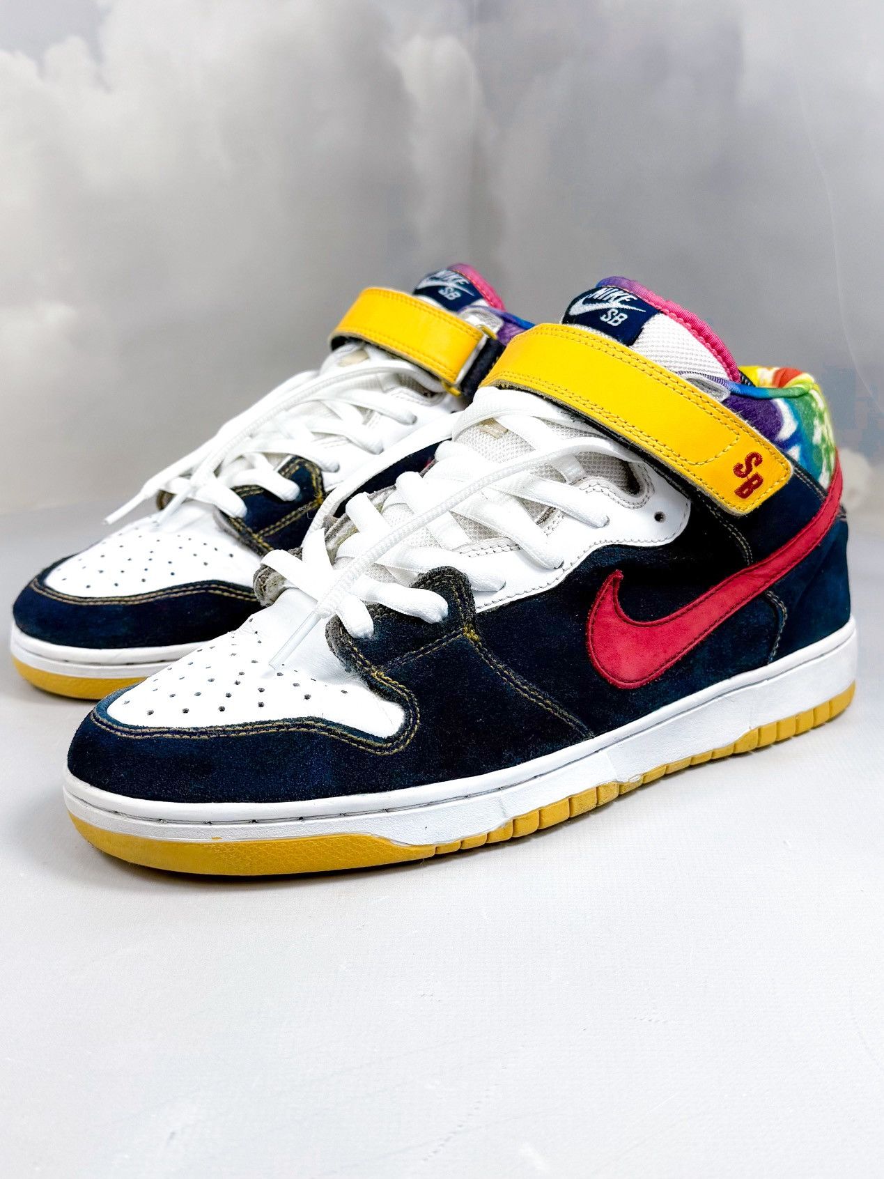 Nike Nike SB Dunk Mid “Tie Dye” 🦄 Size US 12 / EU 45 - 1 Thumbnail