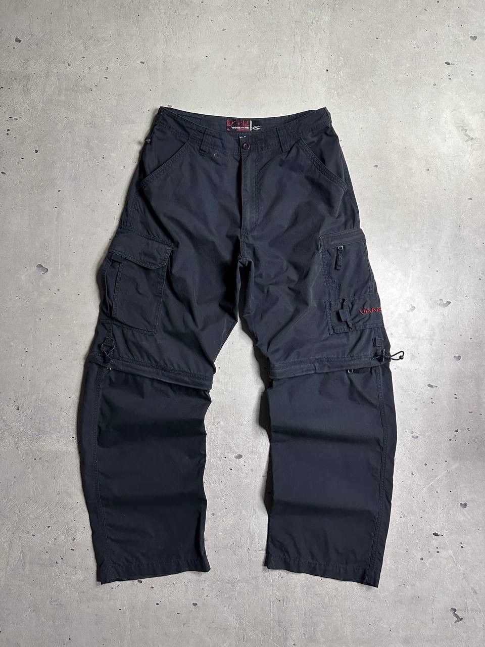 Vans Vans Vans 66 Convertible Cargo Pants Zip Off Black Utility Size US 30 / EU 46 - 1 Thumbnail
