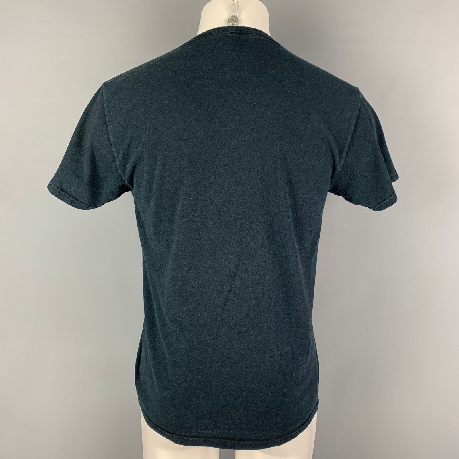 Vintage VINTAGE Size M Navy Graphic Cotton Crew-Neck T-shirt Size US M / EU 48-50 / 2 - 3 Thumbnail
