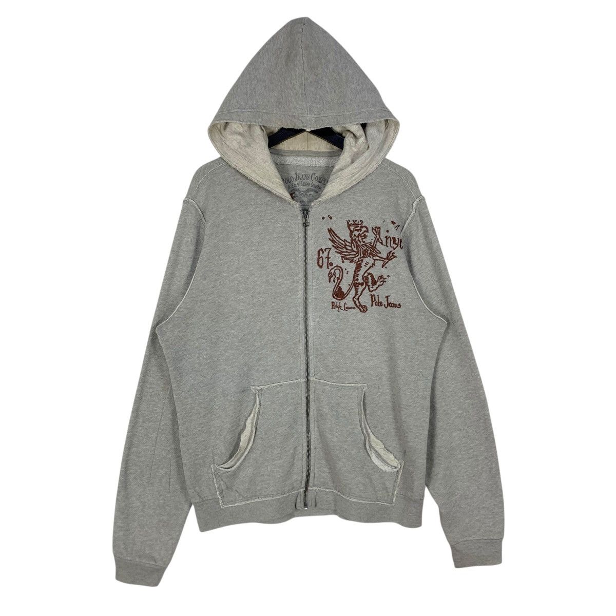 Polo Ralph Lauren Vintage Polo Jeans By Ralph Lauren Sweatshirt Hoodie Size US M / EU 48-50 / 2 - 1 Thumbnail