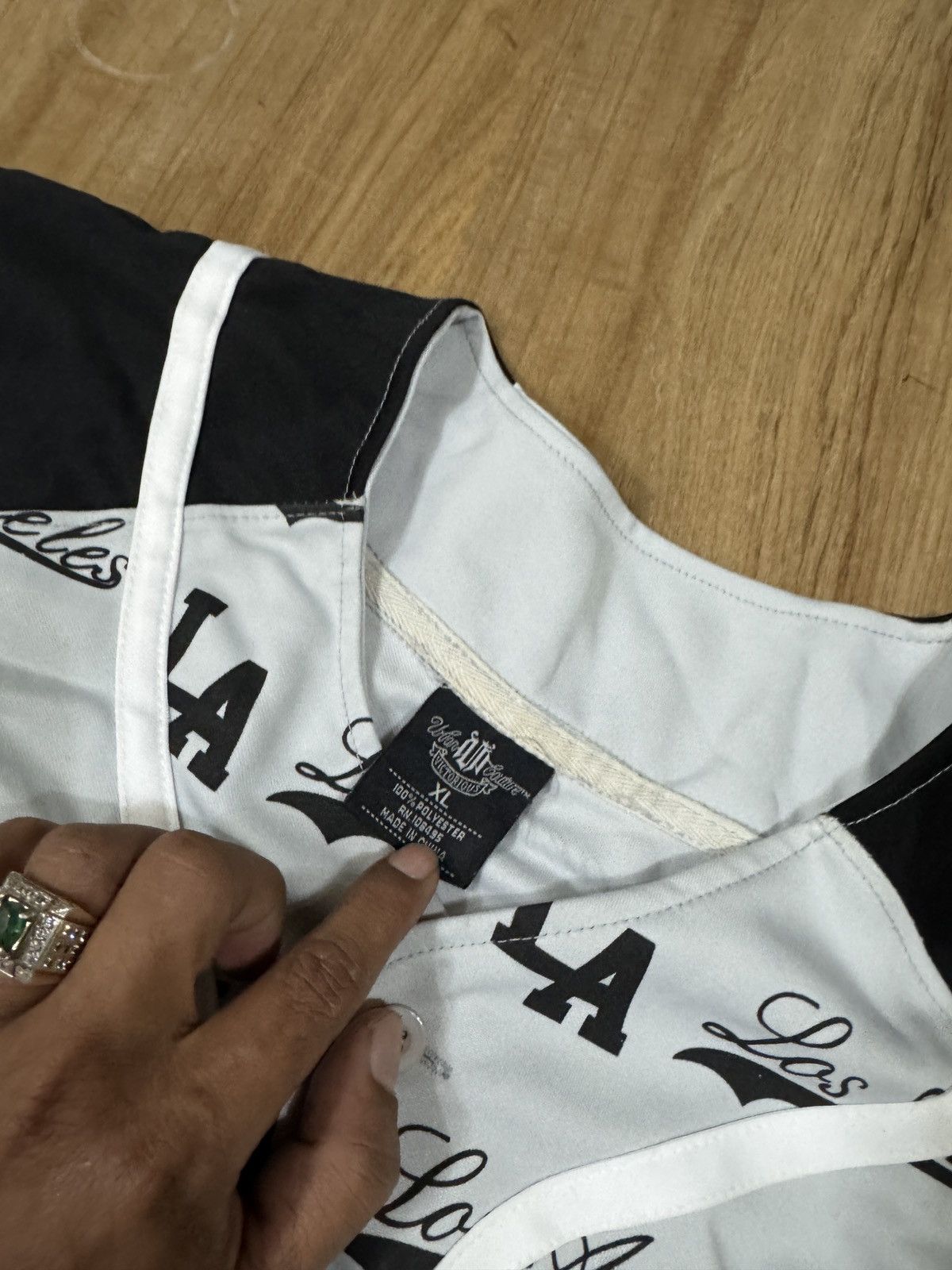 Los Angeles Apparel URBAN COUTURE LA BASEBALL JERSEY Size US XL / EU 56 / 4 - 2 Thumbnail