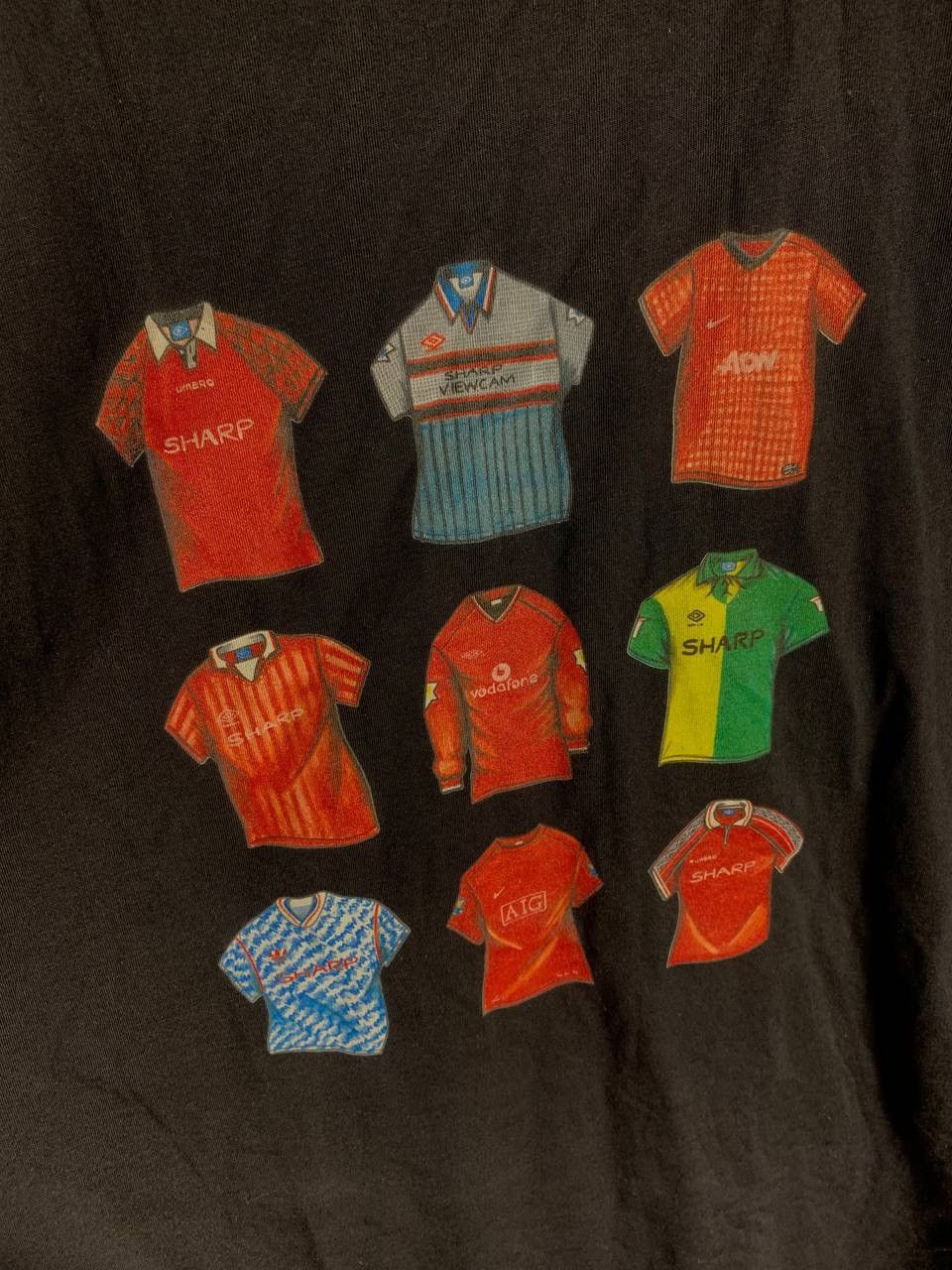 Vintage ART OF FOOTBALL MANCHESTER UNITED SOCCER JERSEY BLOKECORE Size US XL / EU 56 / 4 - 3 Thumbnail