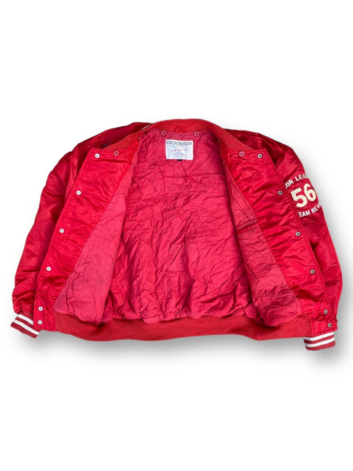 MLB Vintage Baseball Major League Team Be Hot Bomber Jacket. #D3 Size US L / EU 52-54 / 3 - 4 Thumbnail