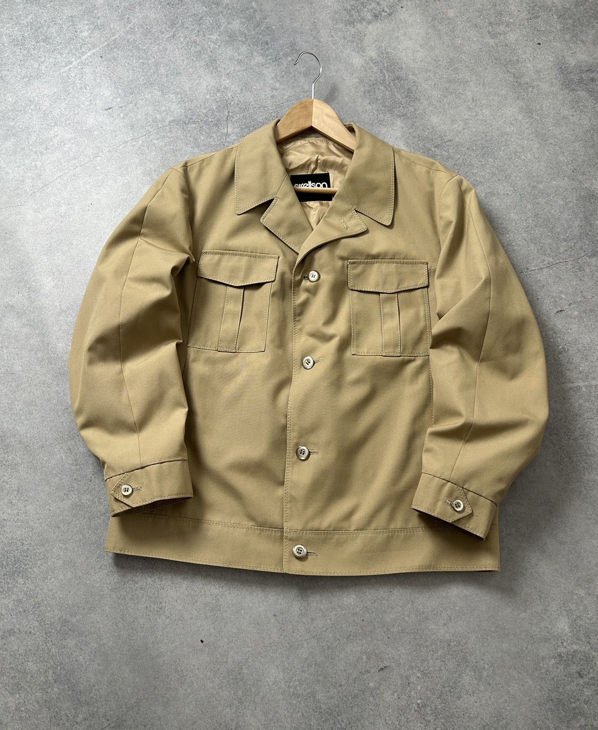Strellson Streelson beige work jacket mens 90s Size US M / EU 48-50 / 2 - 2 Thumbnail