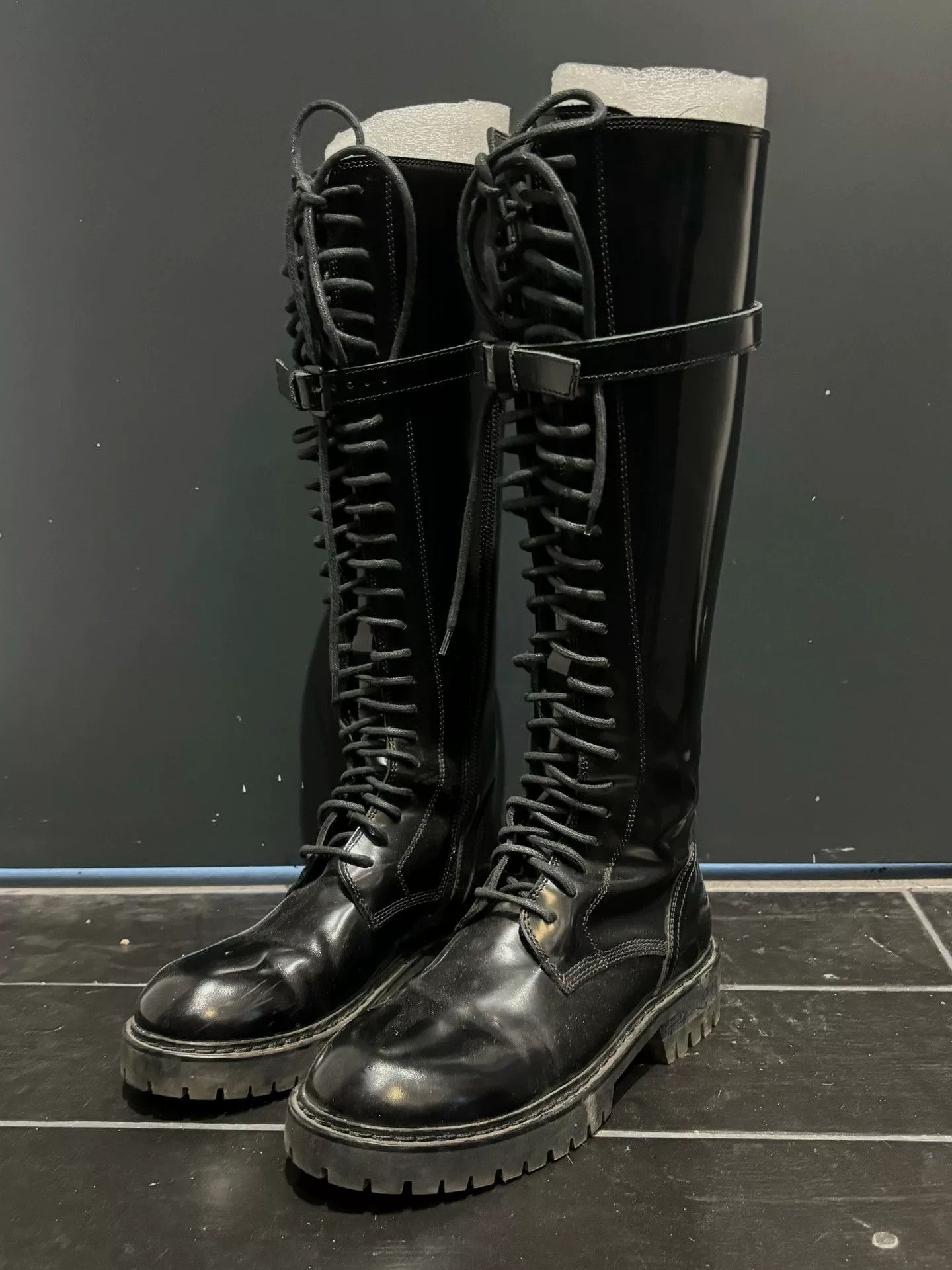 Ann Demeulemeester Ann Demeulemeester Long Black Boots Size US 6 / IT 36 - 1 Thumbnail