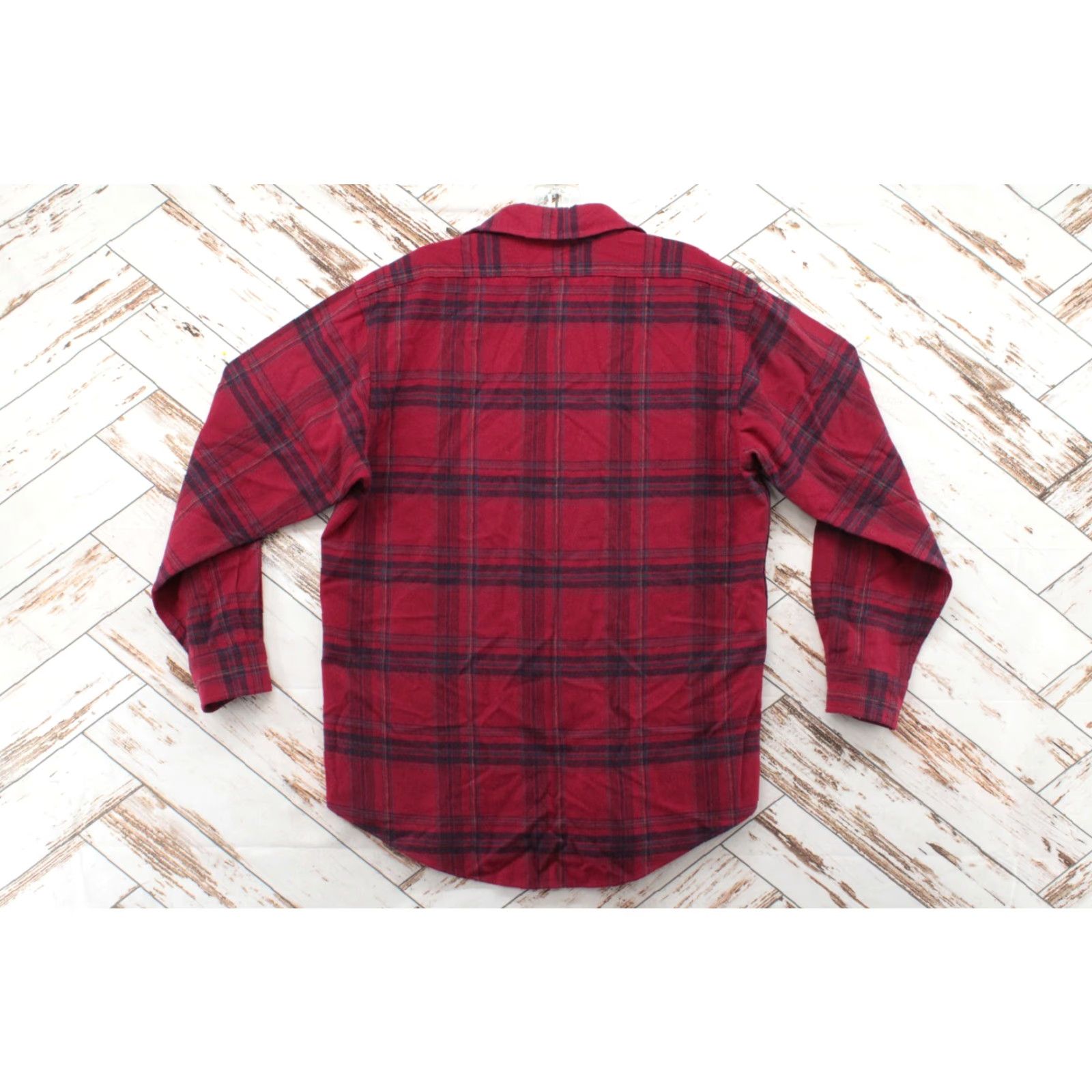 Pendleton VTG Pendleton Shirt Men’s Medium Red Plaid Long Sleeve 100% Wool USA Button-Up Casual, Workwear, Fall, Winter, Spring Mens Size US M / EU 48-50 / 2 - 4 Thumbnail