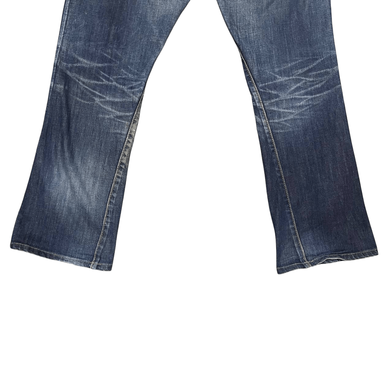 Edwin Vintage Edwin Blue Trip Flared Denim Jeans Size US 34 / EU 50 - 15 Thumbnail