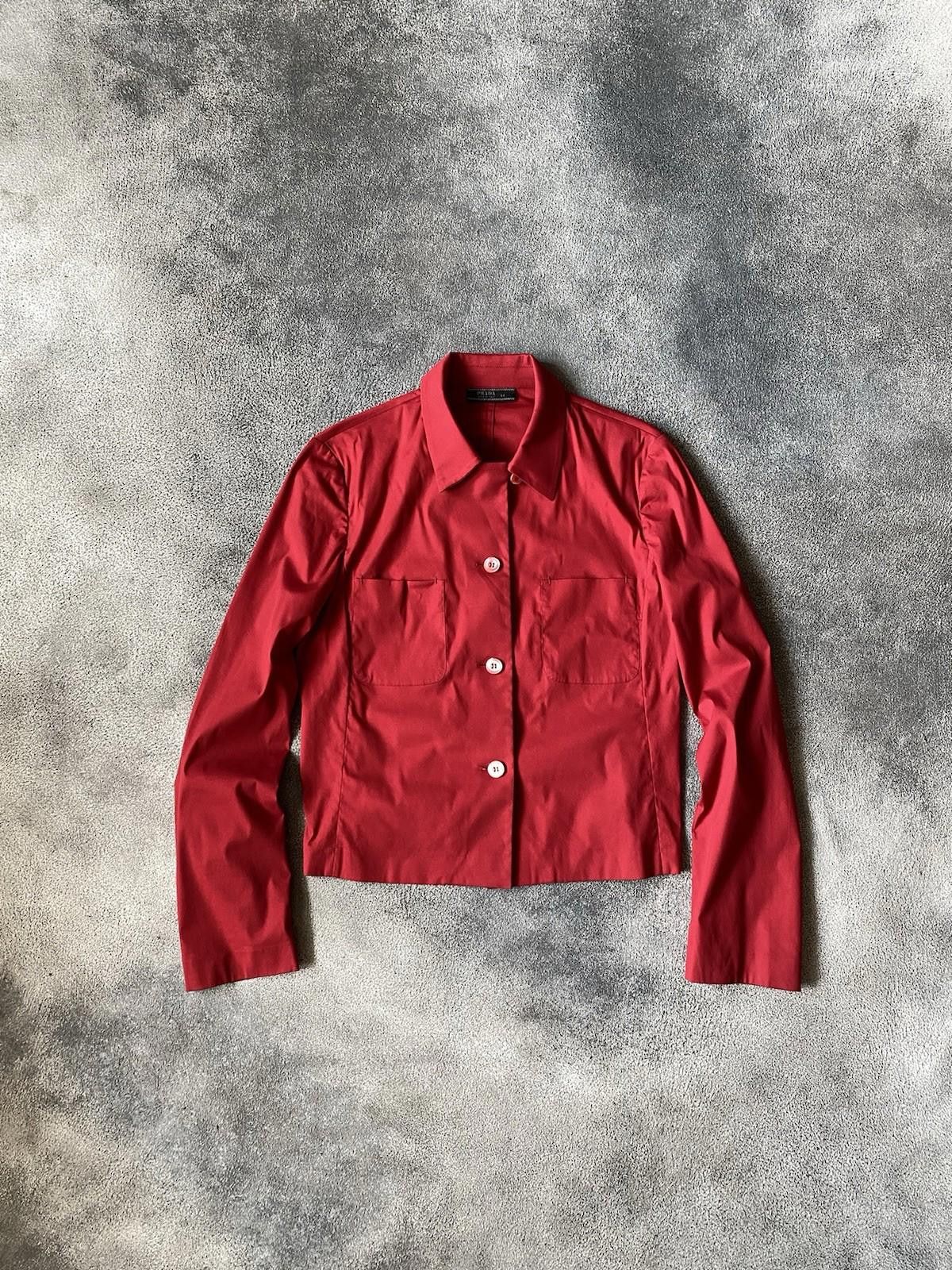 Prada S/S 1997 Prada Runway Double Pocket Blouse Shirt Vintage Size M / US 6-8 / IT 42-44 - 3 Thumbnail
