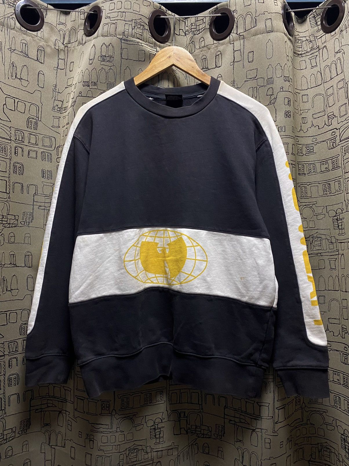 Rap Tees Vintage WU WEAR WU TANG CREAM SWEATSHIRT Rap Tee Size US M / EU 48-50 / 2 - 1 Thumbnail