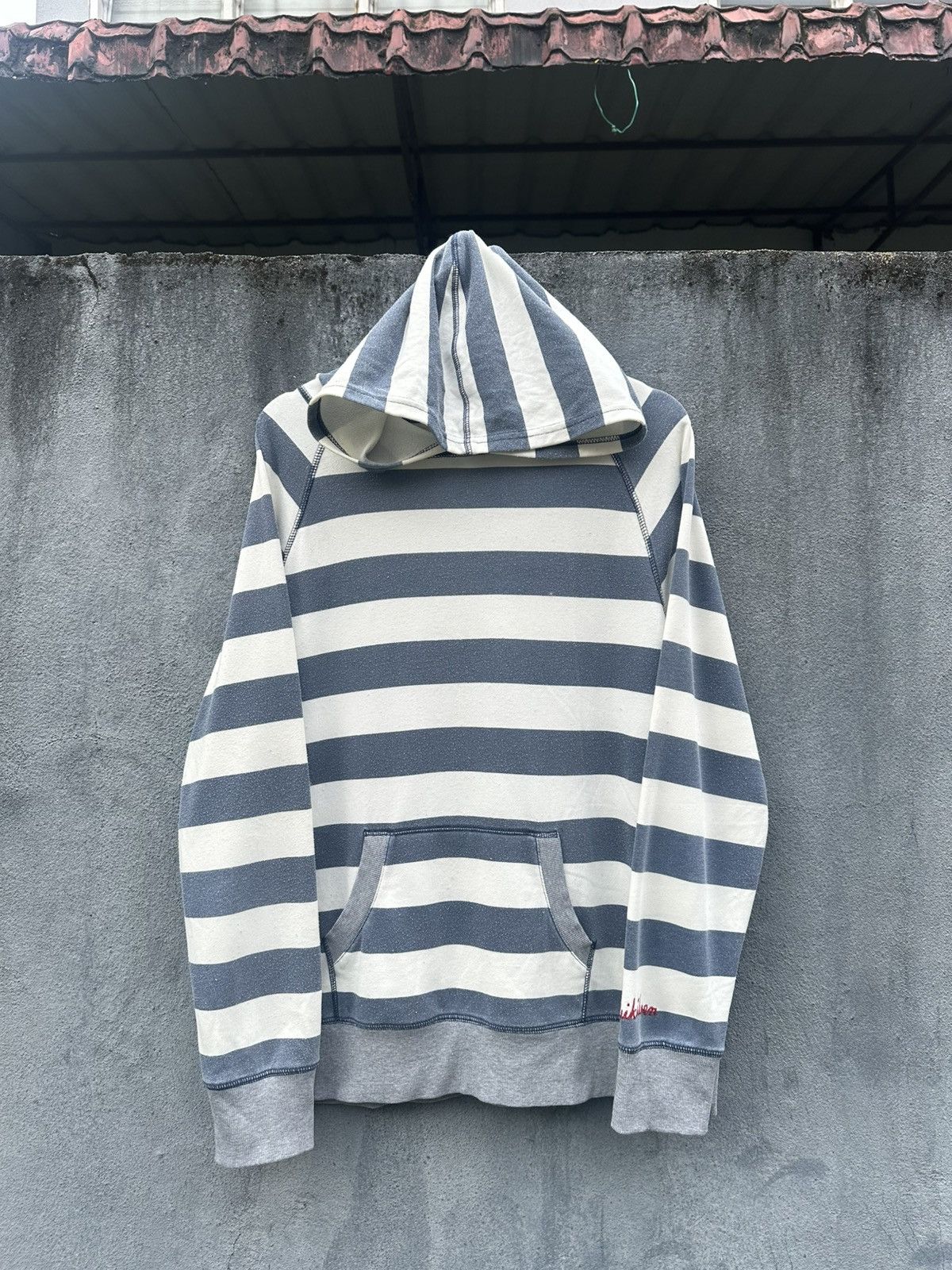 Quiksilver 👹Quicksilver Striped Baggy Hoodie Size US XL / EU 56 / 4 - 1 Thumbnail