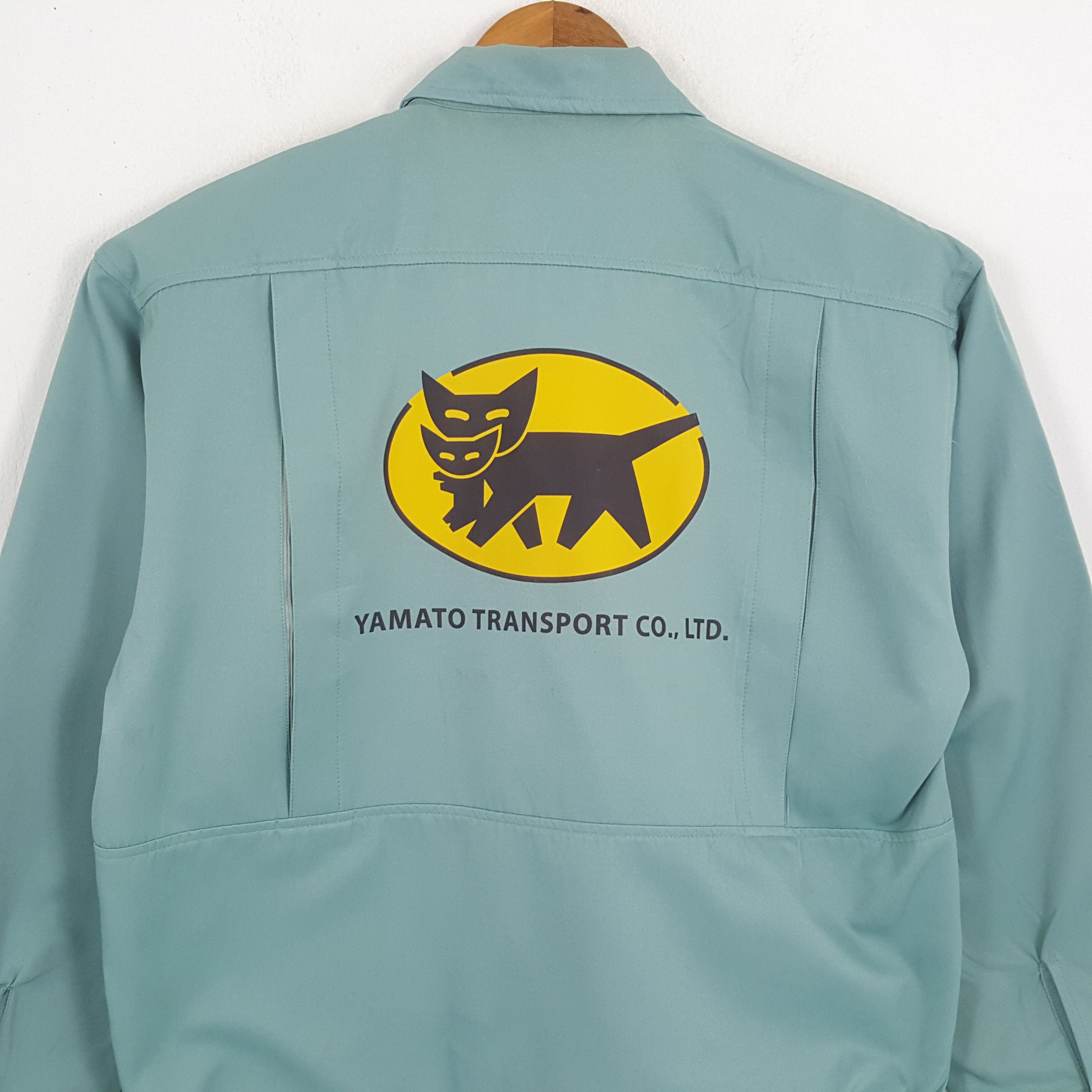 Japanese Brand × Vintage Vintage YAMATO TRANSPORT Japanese Racing Custom Jacket Size US L / EU 52-54 / 3 - 2 Thumbnail