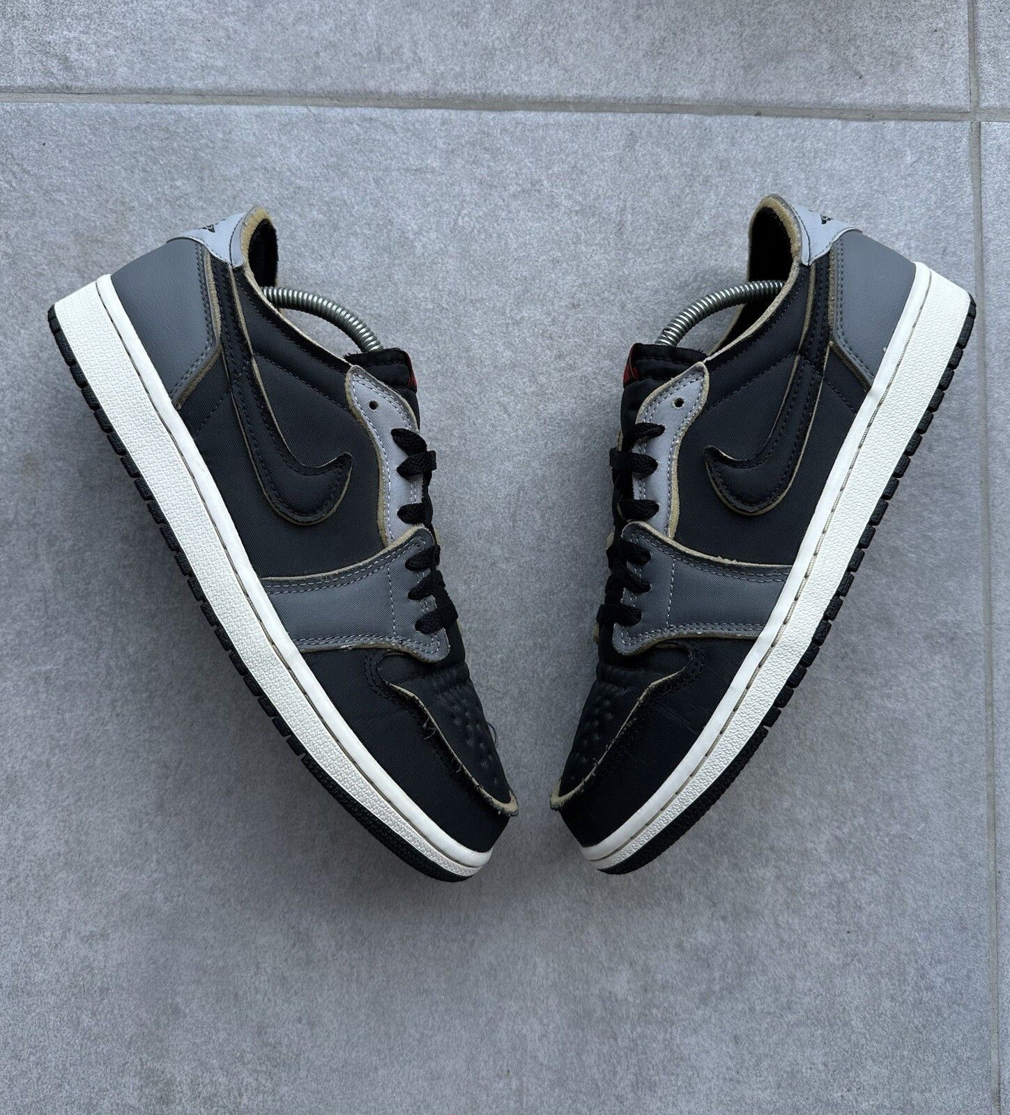 Nike Nike Air Jordan 1 Retro Low OG EX Black Smoke Gray Mens Size US 9.5 / EU 42-43 - 2 Thumbnail