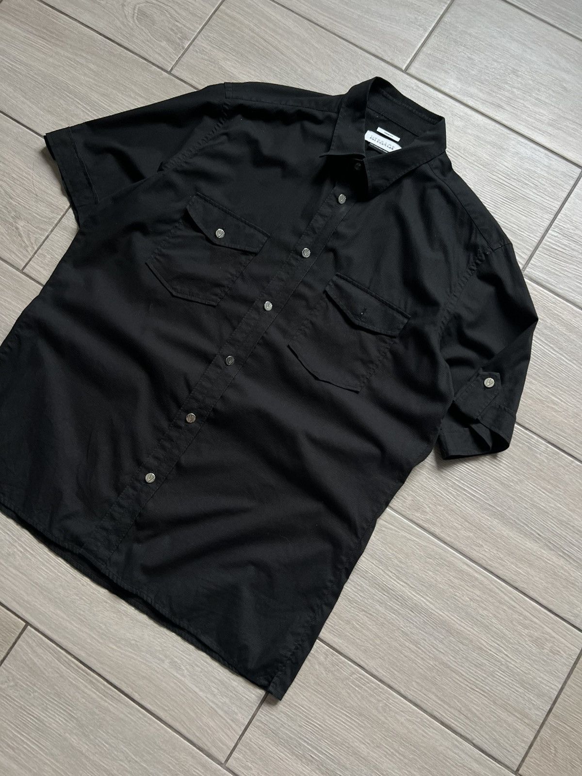 Versace Versace Vintage Western-Style Shirt Basic Black Size US XL / EU 56 / 4 - 6 Thumbnail