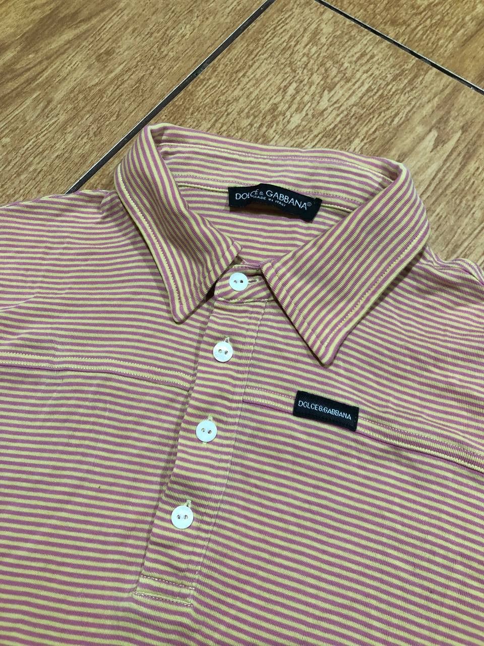 Dolce & Gabbana Vintage Dolce & Gabbana Striped Polo Size M Size US M / EU 48-50 / 2 - 6 Thumbnail