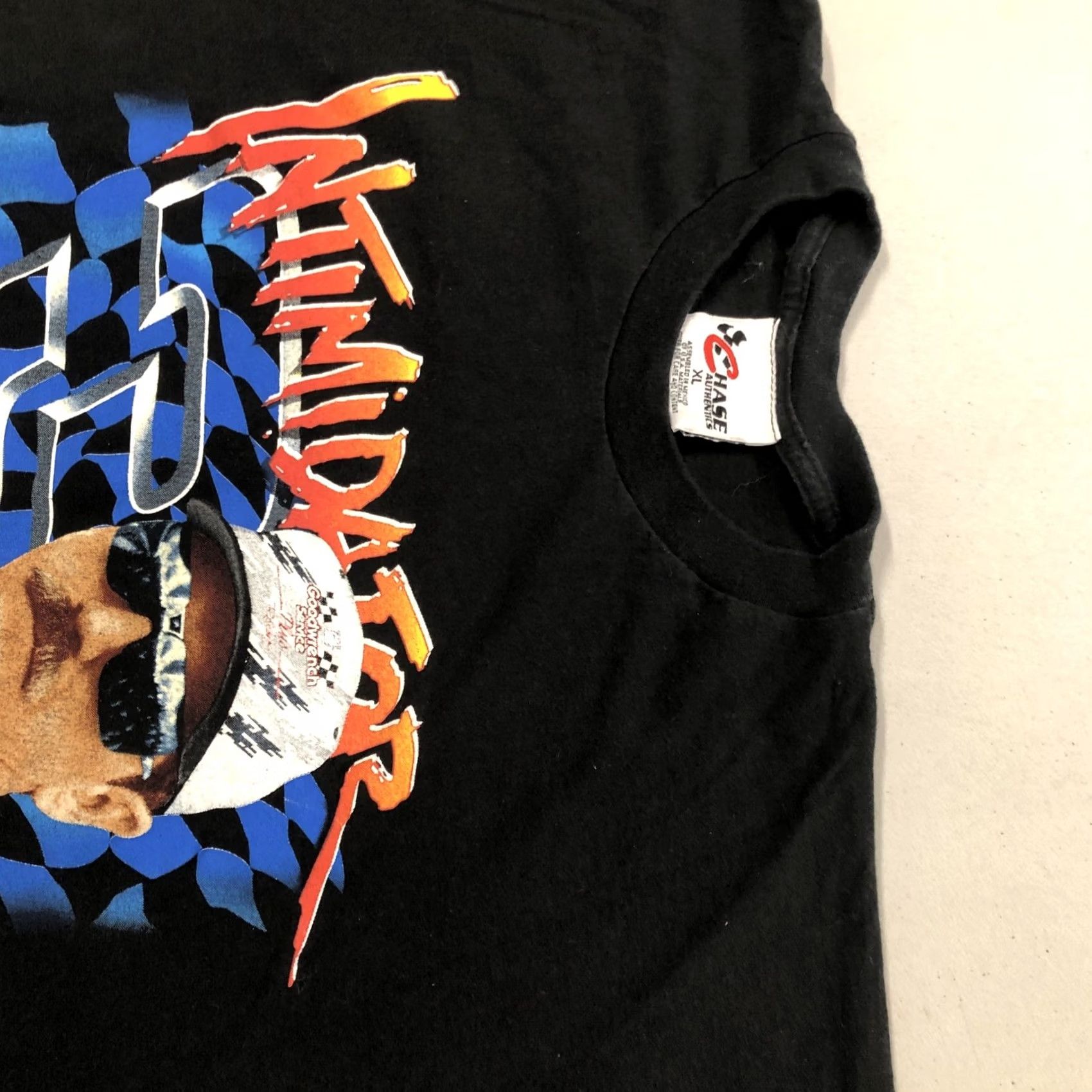 Chase Authentics VINTAGE Chase Authentics NASCAR Shirt XL Black 90s Dale Earnhardt The Intimidator Men Size US XL / EU 56 / 4 - 4 Thumbnail