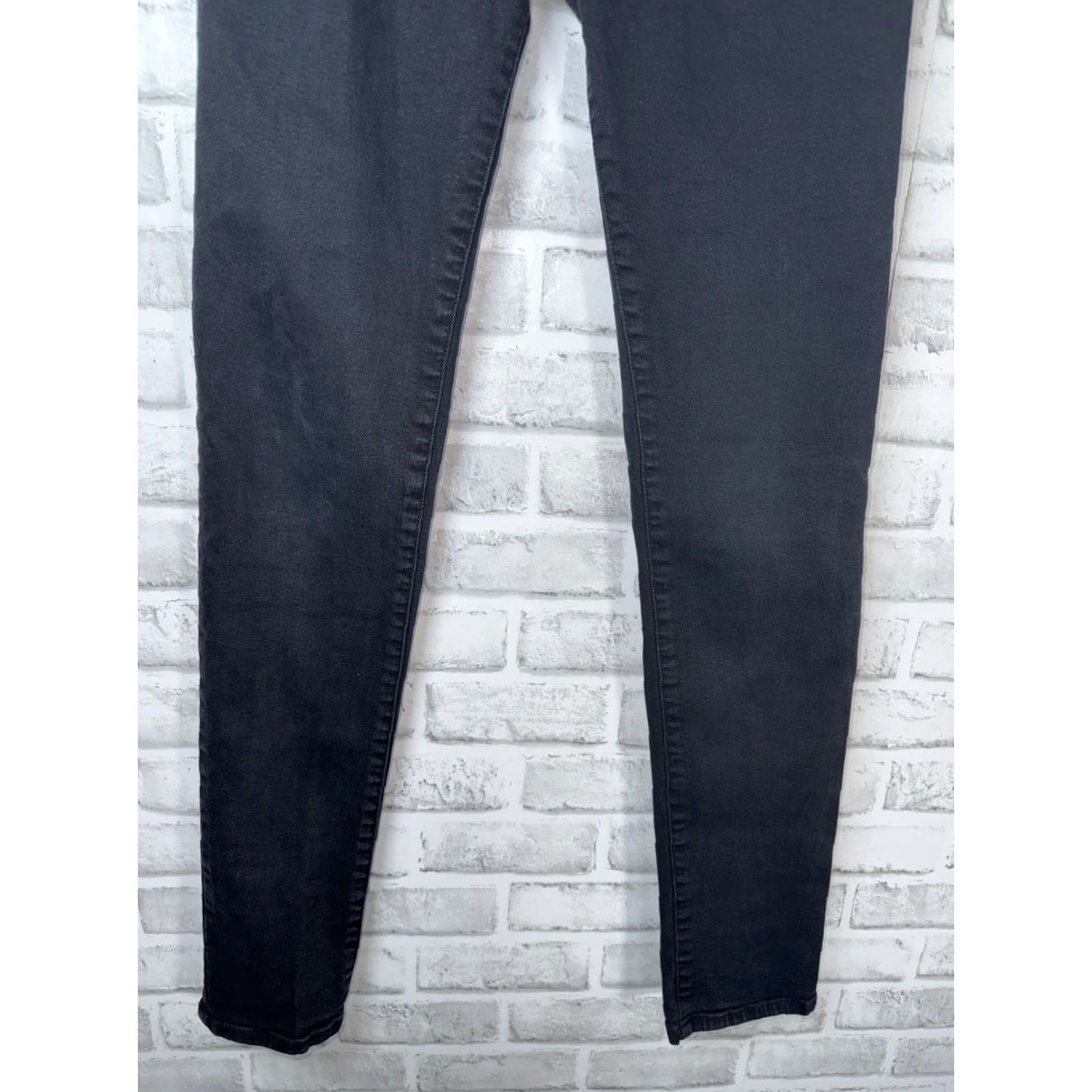 Diesel DIESEL Womens Getlegg Black Skinny Jeans Size 25 x 30 Slim Stretch Denim Zip Size 42" / US 20 - 5 Thumbnail