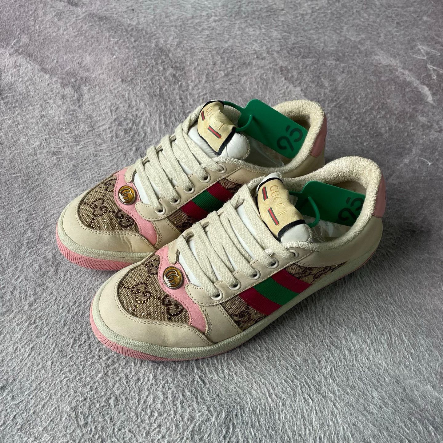 Gucci Gucci Multi Lowtop Sneakers 37 Women Size US 6.5 / IT 36.5 - 1 Thumbnail