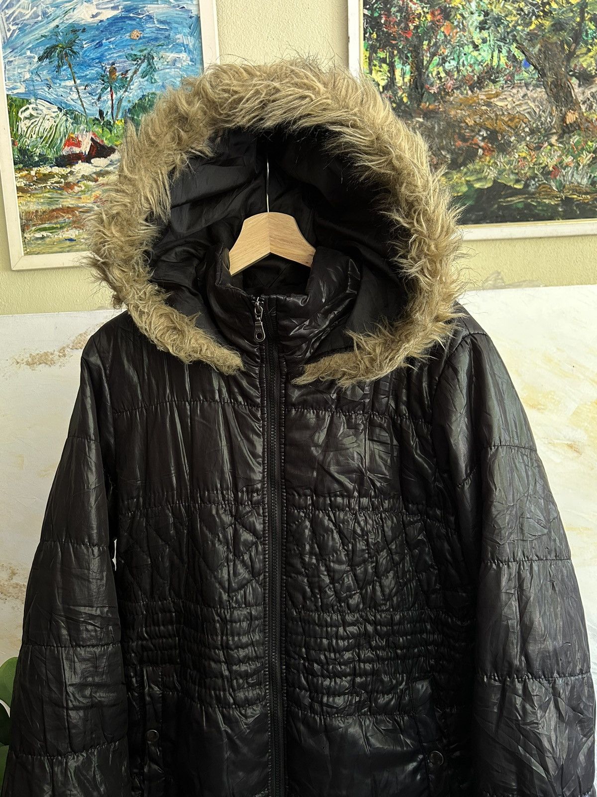 If Six Was Nine if six was nine/Lgb Blue Fur Puffer Styles Size US L / EU 52-54 / 3 - 3 Thumbnail
