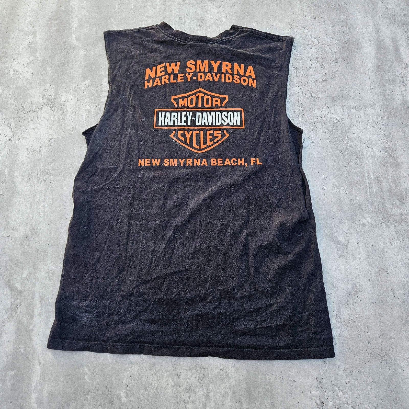 Harley Davidson Harley Davidson Black Cut Muscle T-Shirt Large Daytona 2008 Size US L / EU 52-54 / 3 - 5 Thumbnail