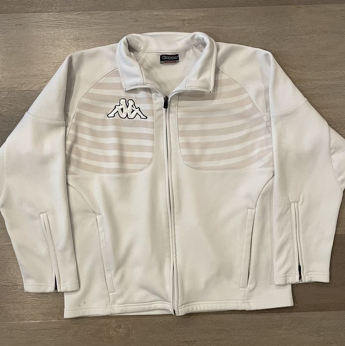 Vintage Crazy Vintage 90s Kappa Track Suit Jacket White Grailed