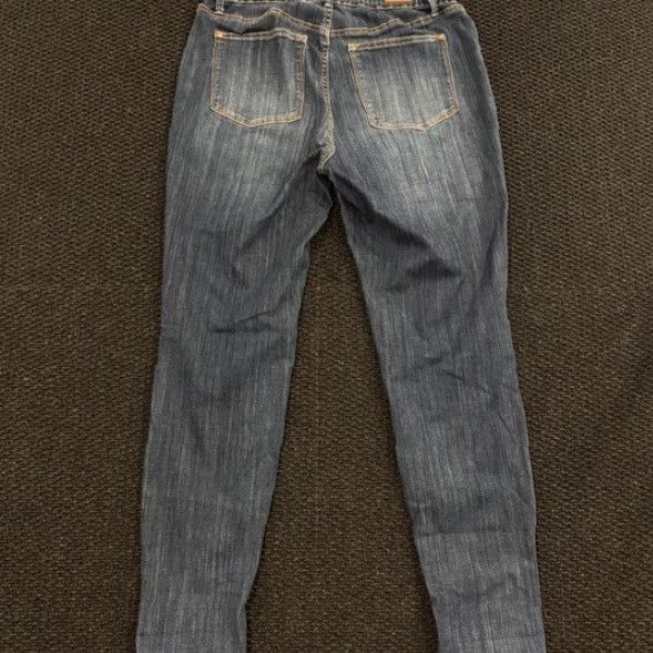Vintage Judy Blue Jeans Women Dark Wash Blue Denim Slim Fit Size 30/11-30 Skinny Levis - Los Angeles Blue Jeans Womens Size 30 Size 30" / US 8 / IT 44 - 6 Thumbnail