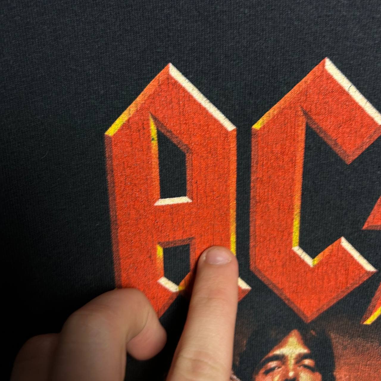 Band Tees Vintage AcDc big logo rock band 2000s tee size L Size US L / EU 52-54 / 3 - 4 Thumbnail