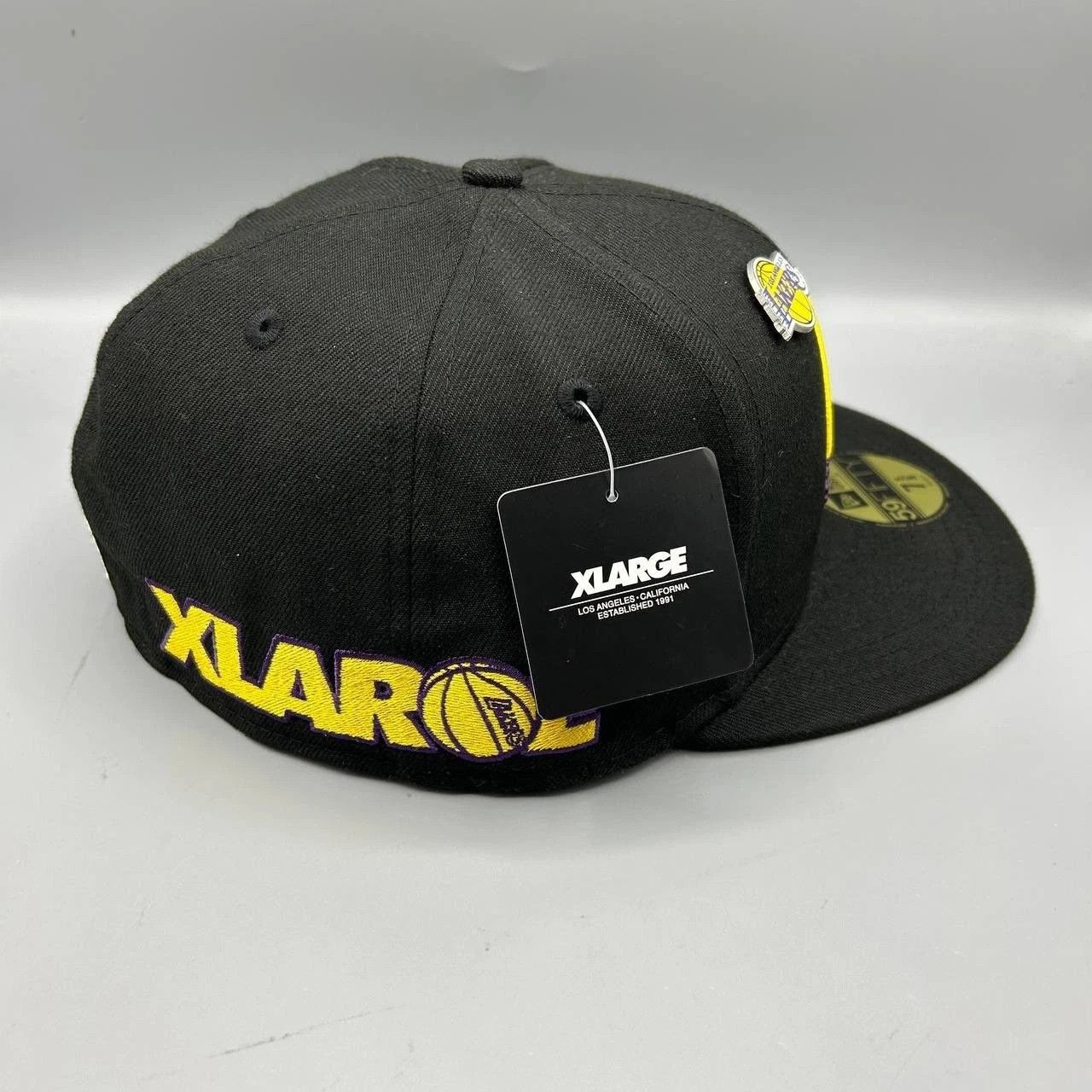 New Era Los Angeles LA Lakers NBA x Xlarge Hat Men 7 5/8 Fitted Cap Size ONE SIZE - 8 Thumbnail