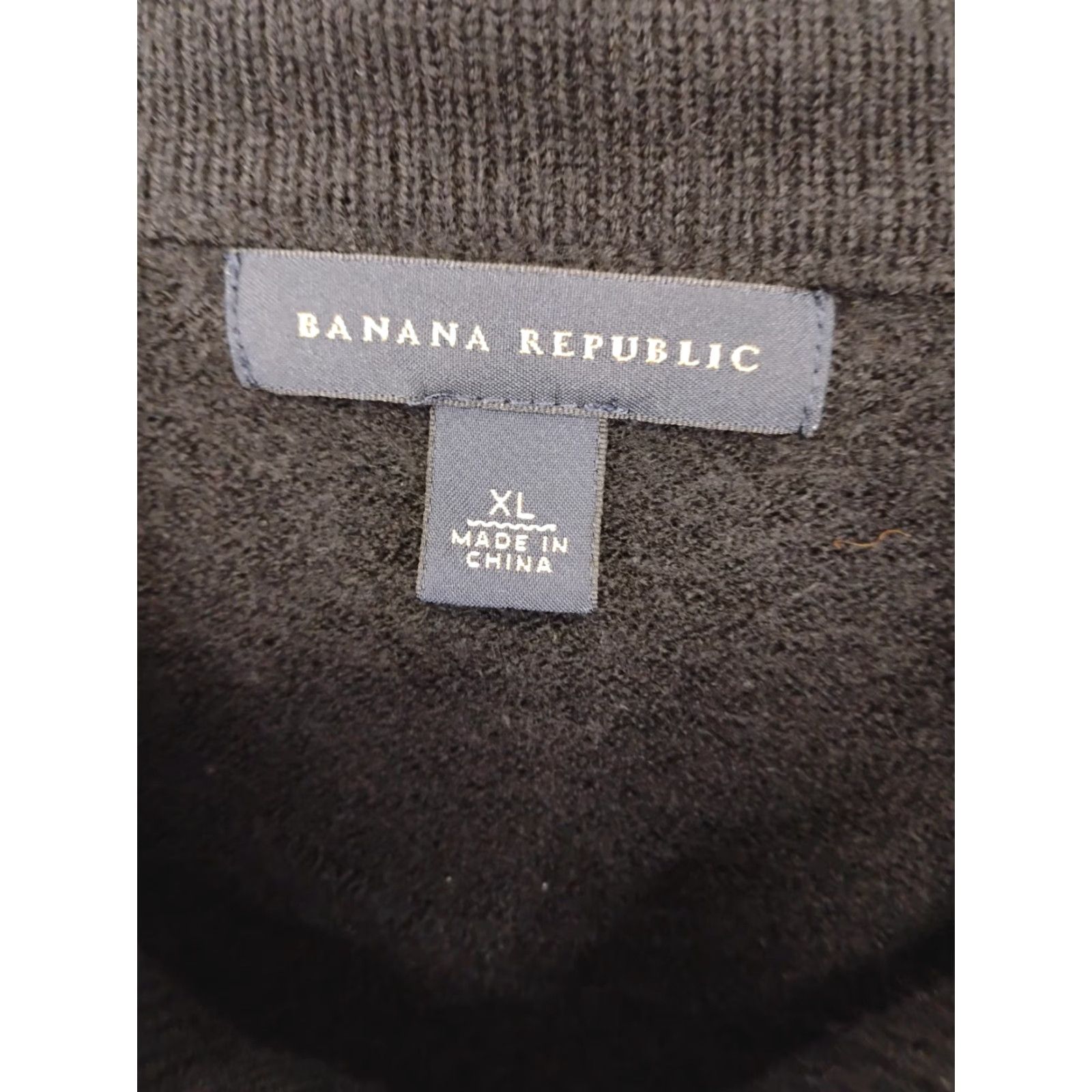 Banana Republic VINTAGE Banana Republic 100% Wool Full Zip Sweater Womens XS Black Mock Neck Long Sleeve Size XS / US 0-2 / IT 36-38 - 5 Thumbnail