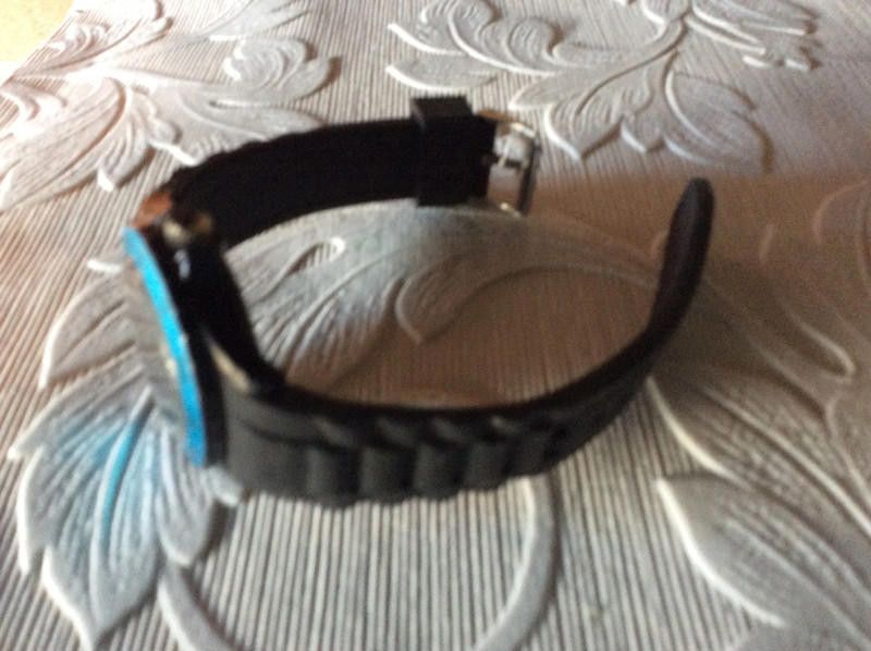 Designer Identity London watch with blue and black rubber strap watch Size ONE SIZE - 8 Thumbnail