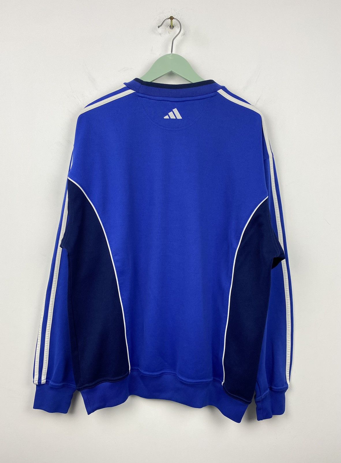 Adidas Vintage 00s Adidas Training Soccer Sweatshirt PSG Milan Size US M / EU 48-50 / 2 - 5 Thumbnail