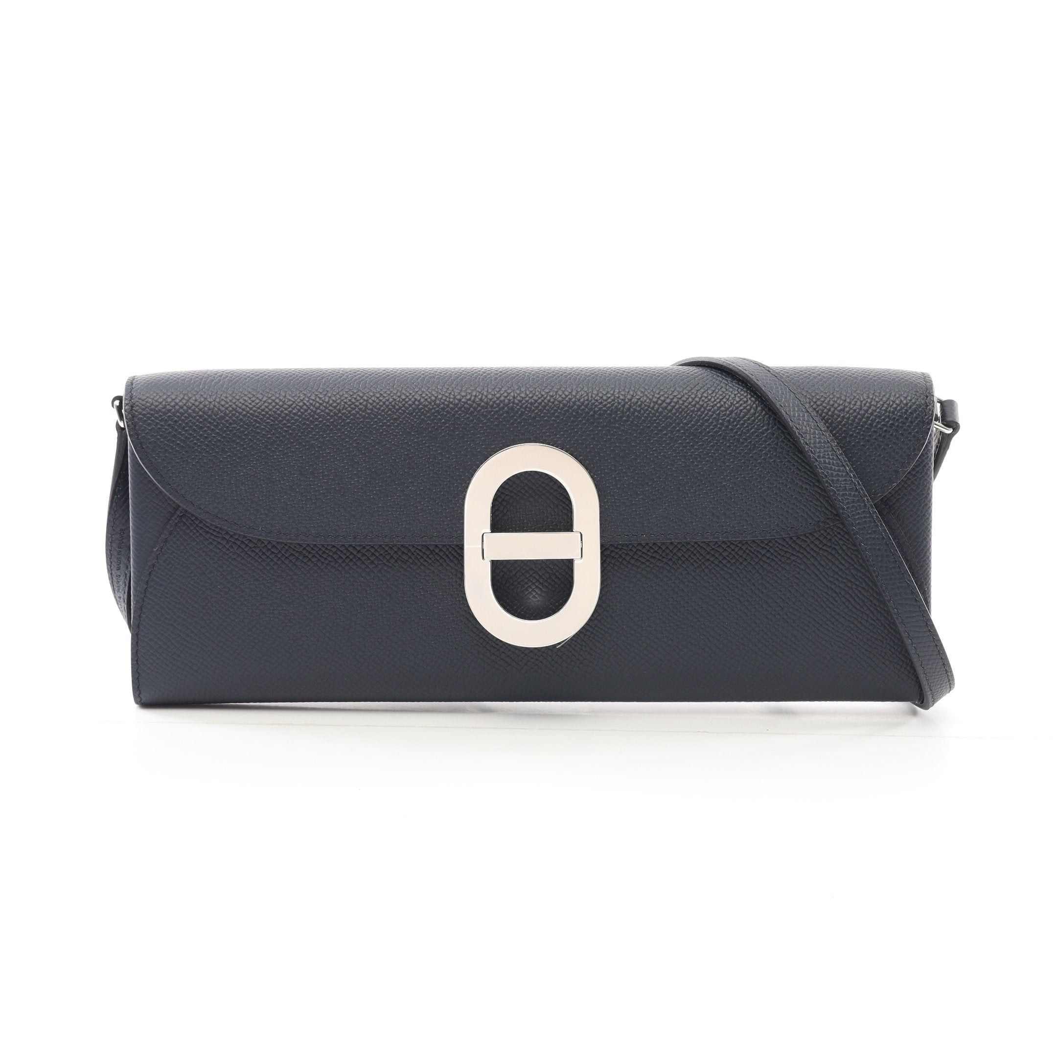 Hermes Hermes Chaîne Too Go Blue Indigo Shoulder Bag Veau Epsom Dark Navy Silver Hardware B Stamp Size ONE SIZE - 1 Thumbnail
