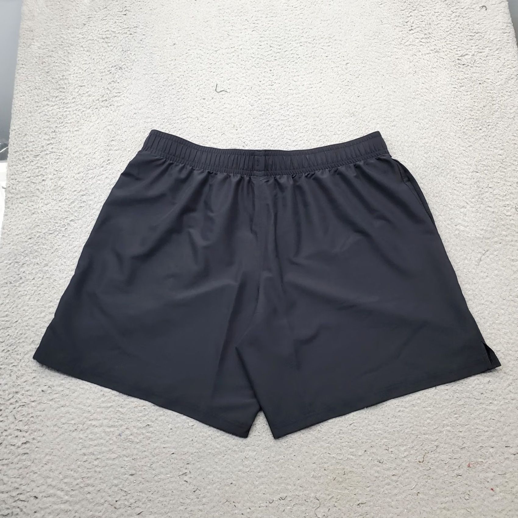 Under Armour Under Armour Tech Woven Shorts Men 2XL Black Slit Elastic Waist Pull On Size US 39 - 2 Thumbnail