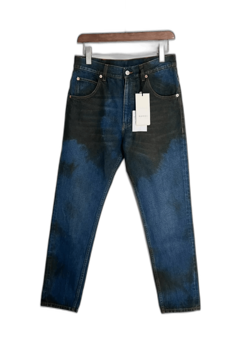 Gucci Gucci Denim Pants with Unique Design-2506 Size US 29 - 1 Thumbnail