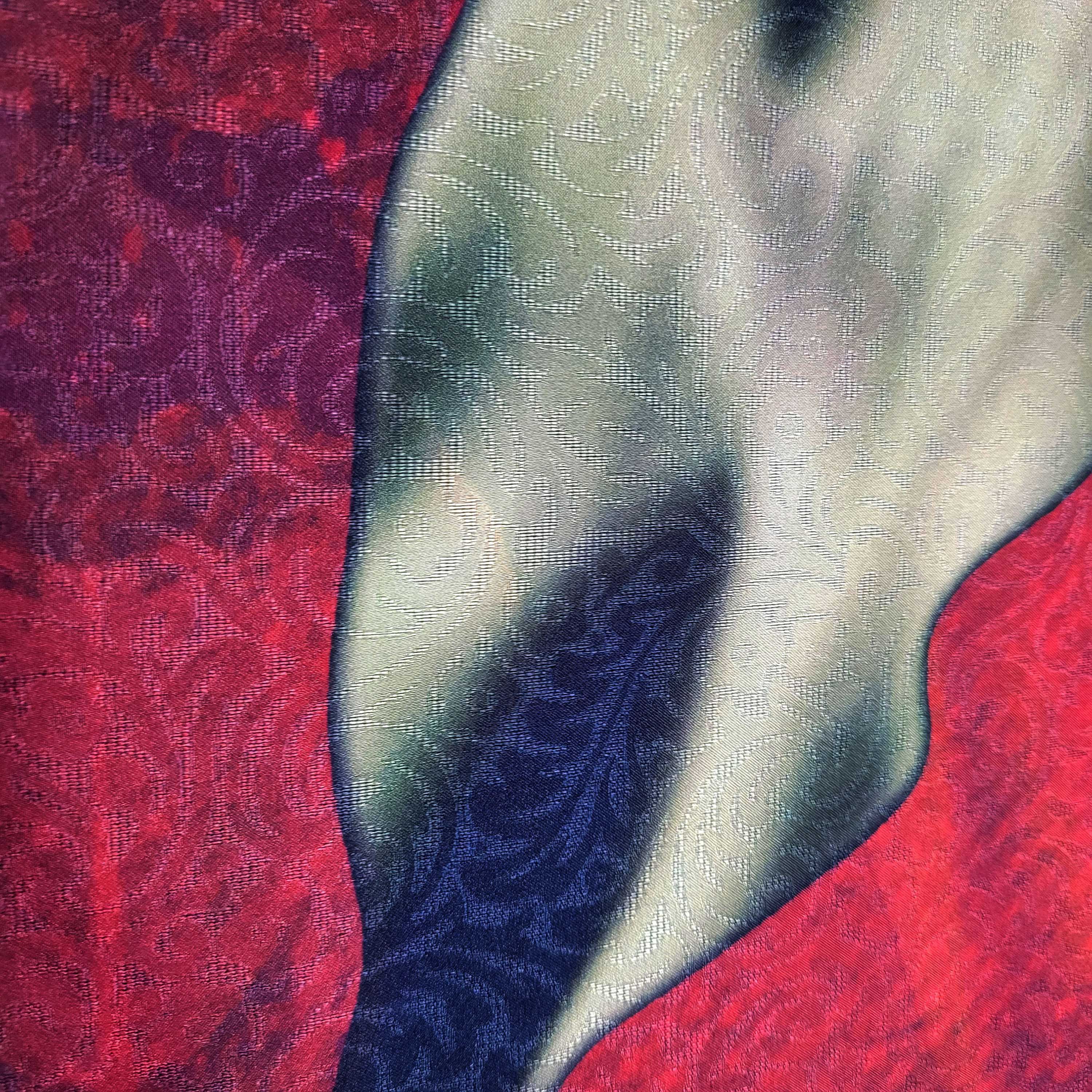 Other NWT Double Sided Silk Scarf 52"x52" Large Square Wrap 3232 Size ONE SIZE - 11 Thumbnail