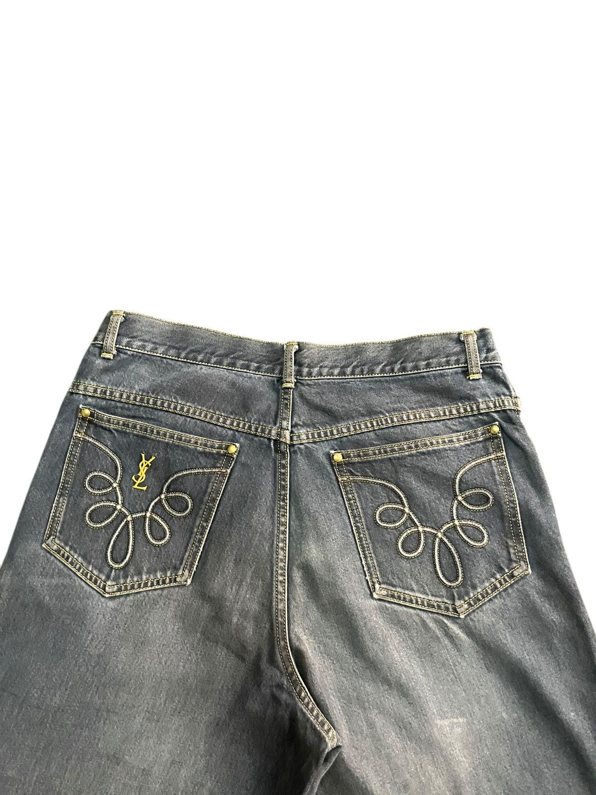 Designer × Vintage × Yves Saint Laurent Vintage YvesSaintLaurent Denim Size US 33 - 8 Thumbnail