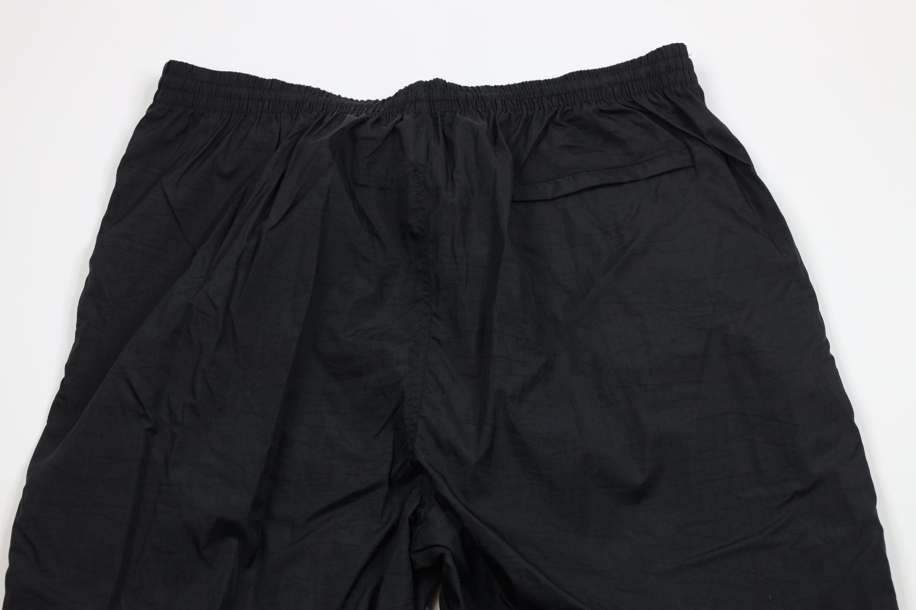 Vintage Vintage 90s Streetwear Nylon Windbreaker Joggers Pants Black Size US 36 / EU 52 - 10 Thumbnail