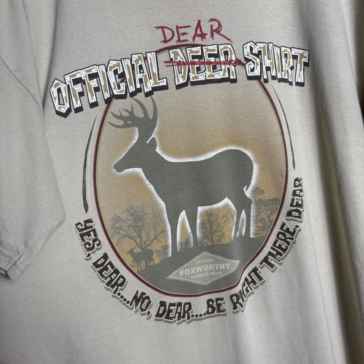 Vintage Vintage Official Deer Shirt Graphic T-Shirt Size US XL / EU 56 / 4 - 2 Thumbnail