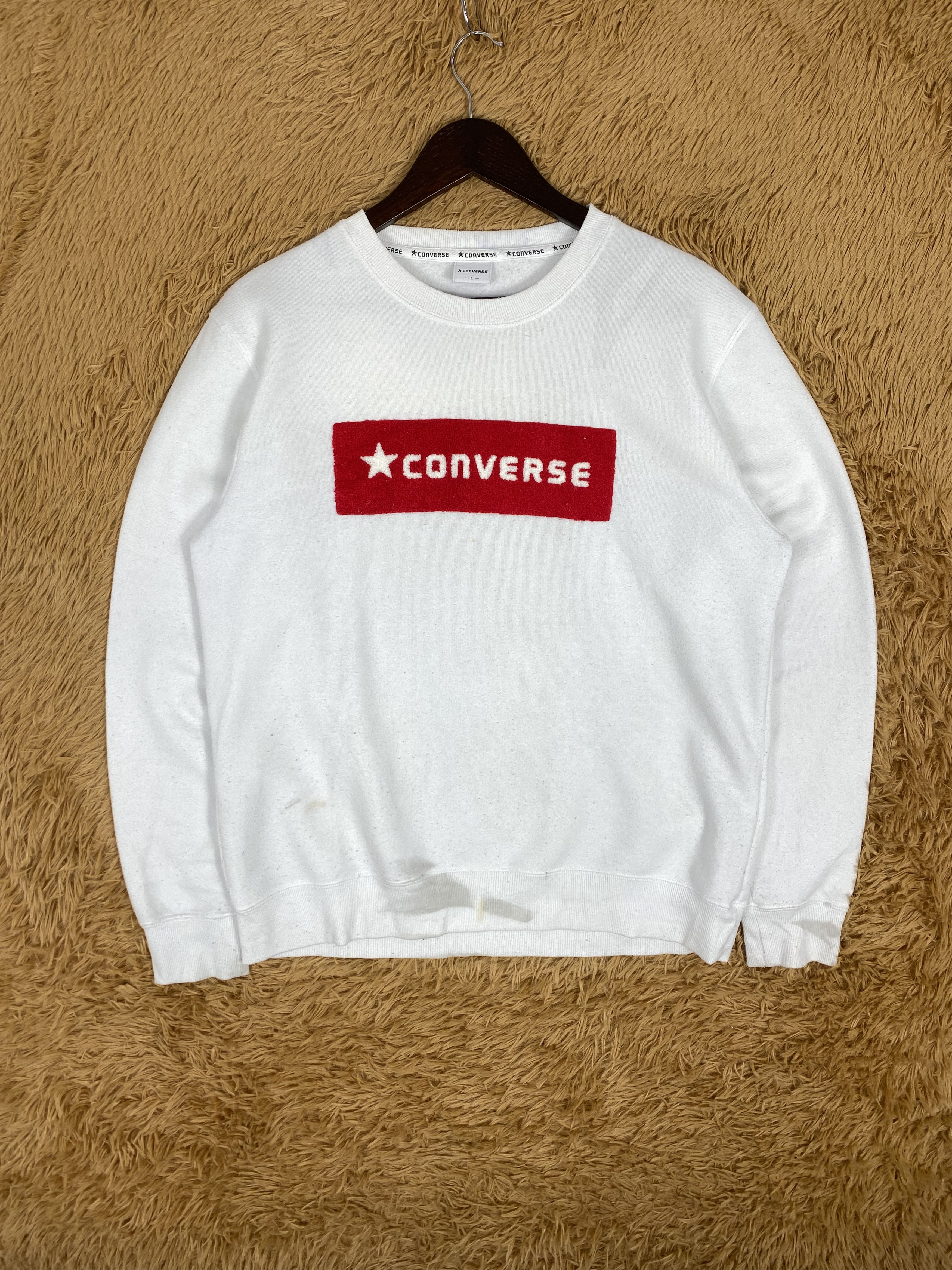 Converse Vintage Converse Big Logo Sweatshirts PS0118 Size US L / EU 52-54 / 3 - 1 Thumbnail