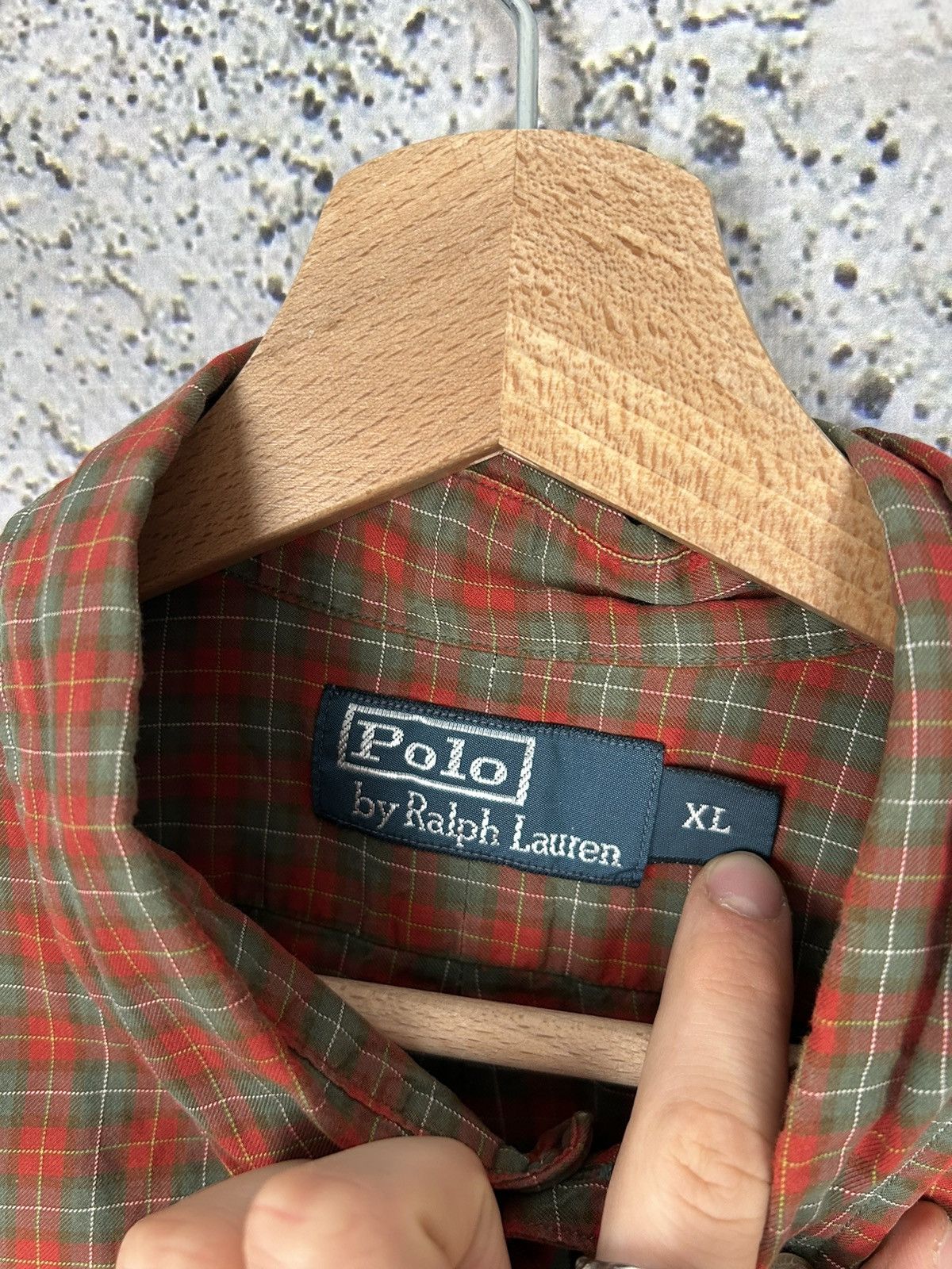 Polo Ralph Lauren Vintage Polo Ralph Lauren Checkerd Shirt Button Ups 90s Size US XL / EU 56 / 4 - 4 Thumbnail