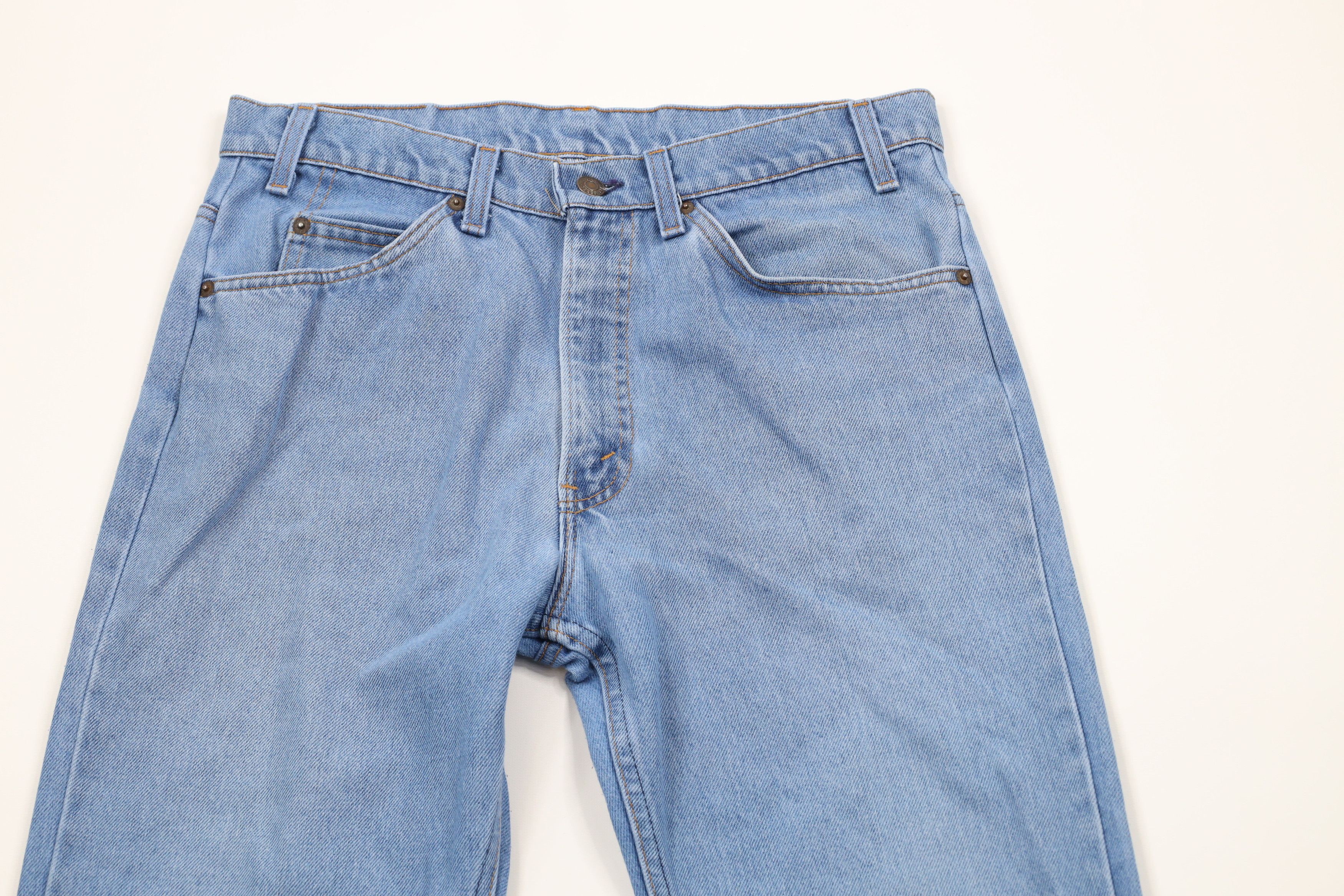 Levi's × Vintage Vintage 70s 80s Levis Orange Tab Leg Denim Jeans USA Size US 32 / EU 48 - 2 Thumbnail