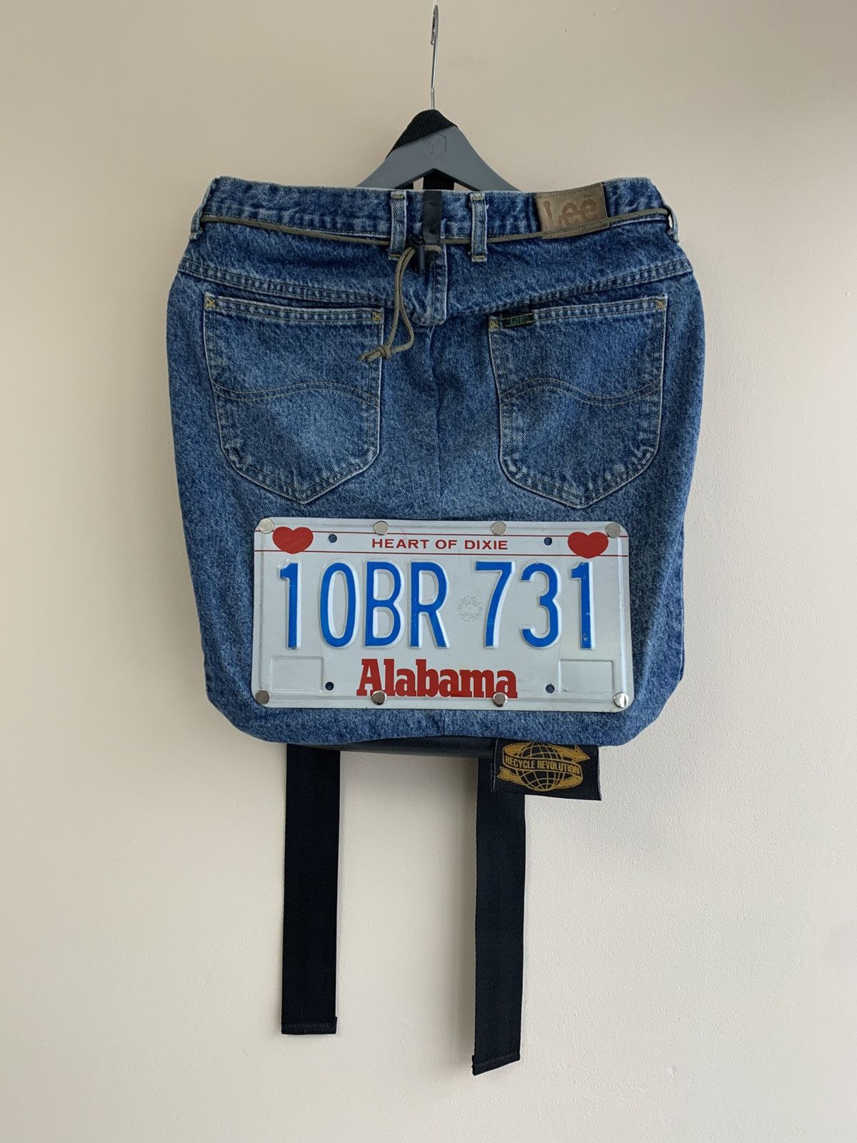 Lee Vintage Lee Backpack with License Plate Recycle Revolution Size ONE SIZE - 1 Thumbnail