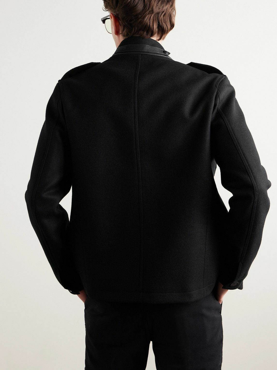 Tom Ford o1w1db10925 OJS009 Japanese Jacket in Black Size US L / EU 52-54 / 3 - 4 Thumbnail