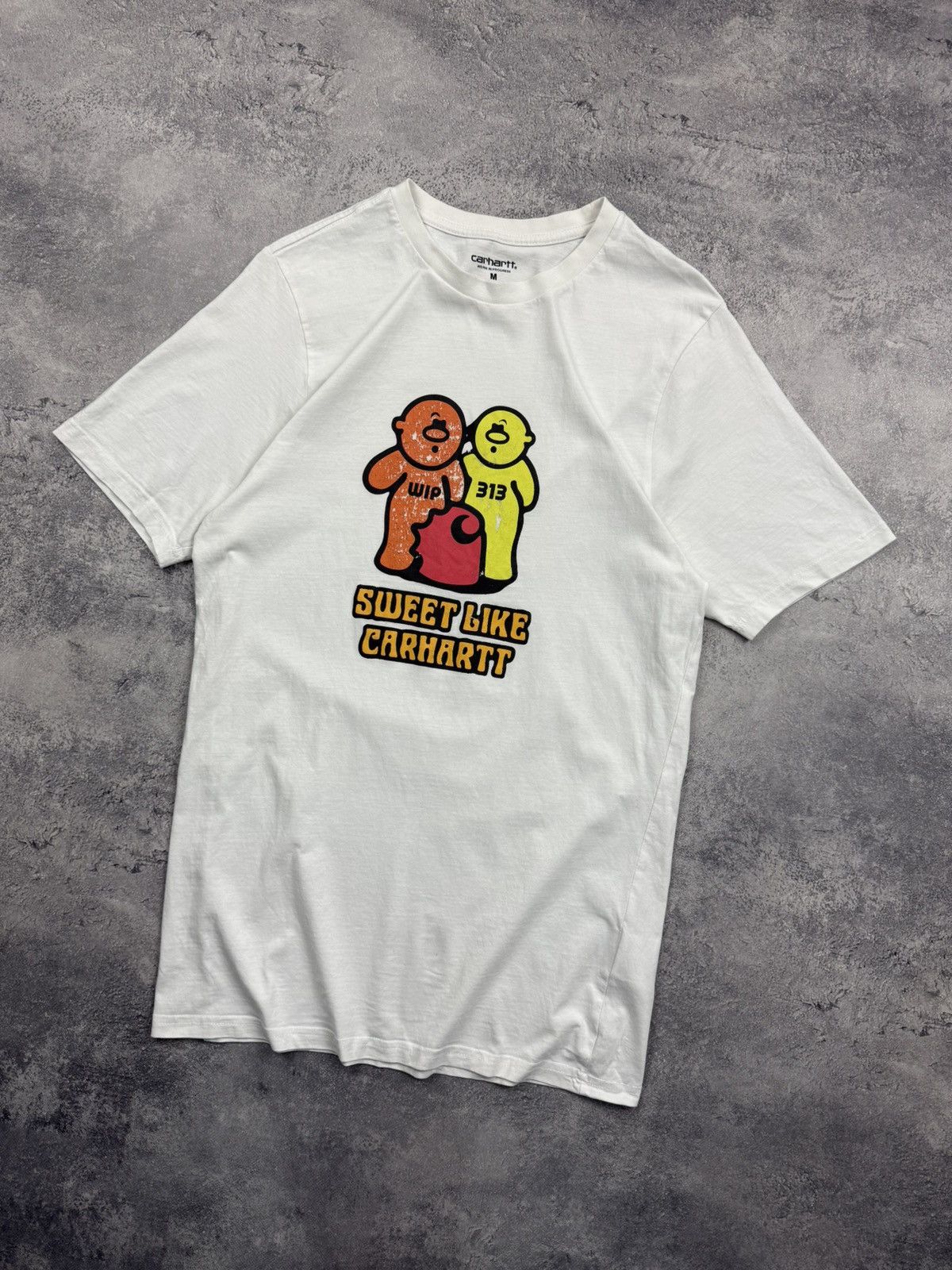 Carhartt Wip Carhartt WIP Big Logo T-Shirt White Tee Y2K Streetwear Skate Size US M / EU 48-50 / 2 - 3 Thumbnail