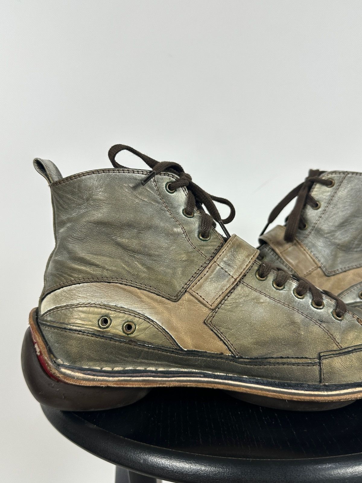 Marithe + Francois Girbaud 00s Vintage Marithé + François Girbaud High Top Sneakers Size US 8 / EU 41 - 17 Thumbnail
