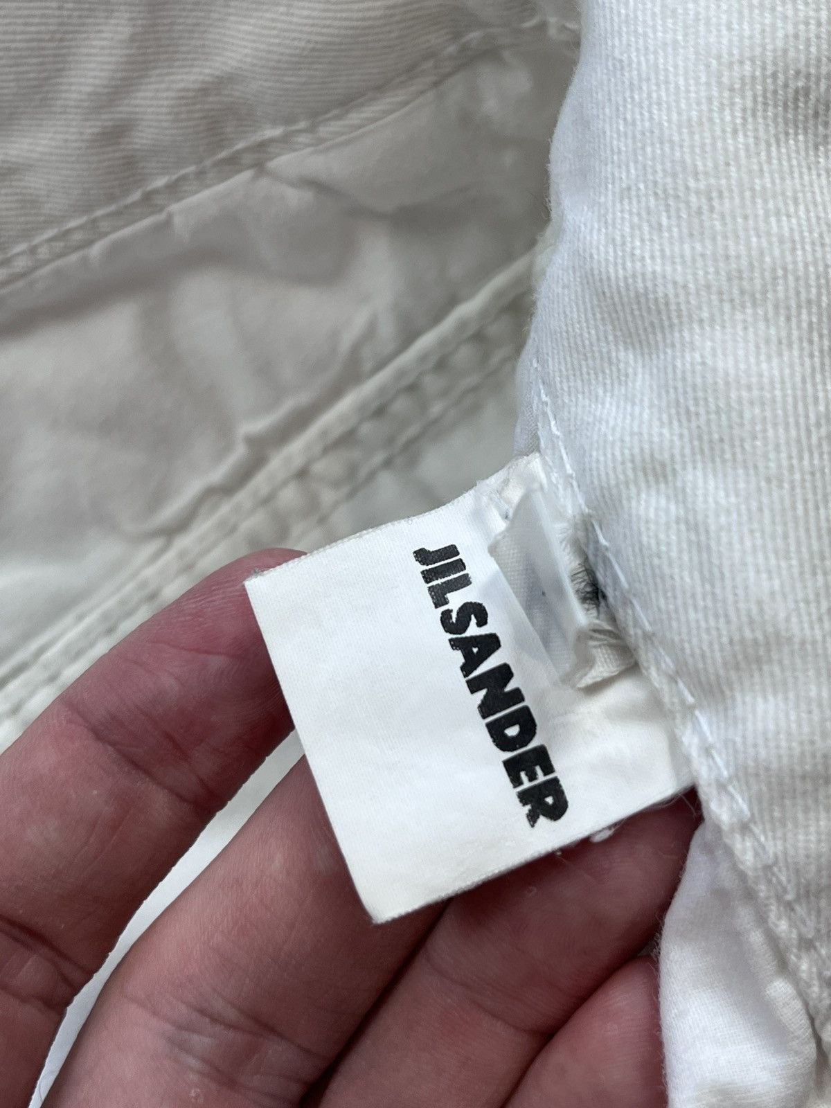 Jil Sander Vintage Y2K Jil Sander crop denim shorts size 40 Size 27" / US 4 / IT 40 - 6 Thumbnail