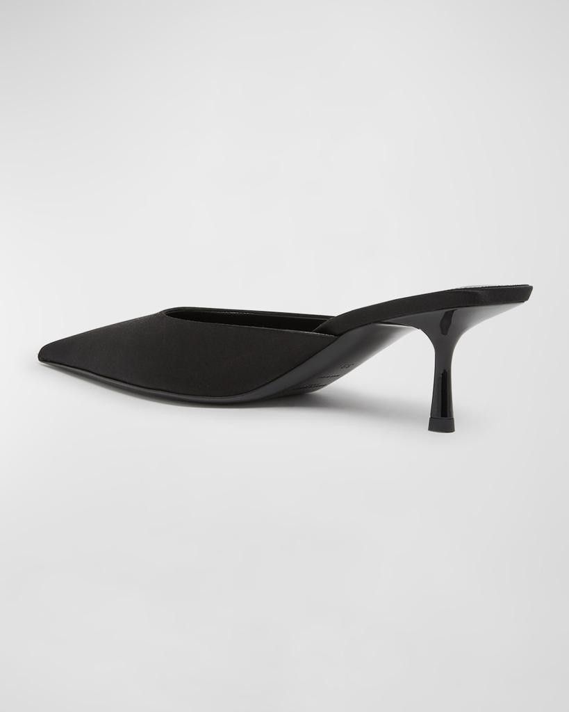 Saint Laurent Paris o1bcso1str1225 Mules in Black Size US 7 / IT 37 - 3 Thumbnail